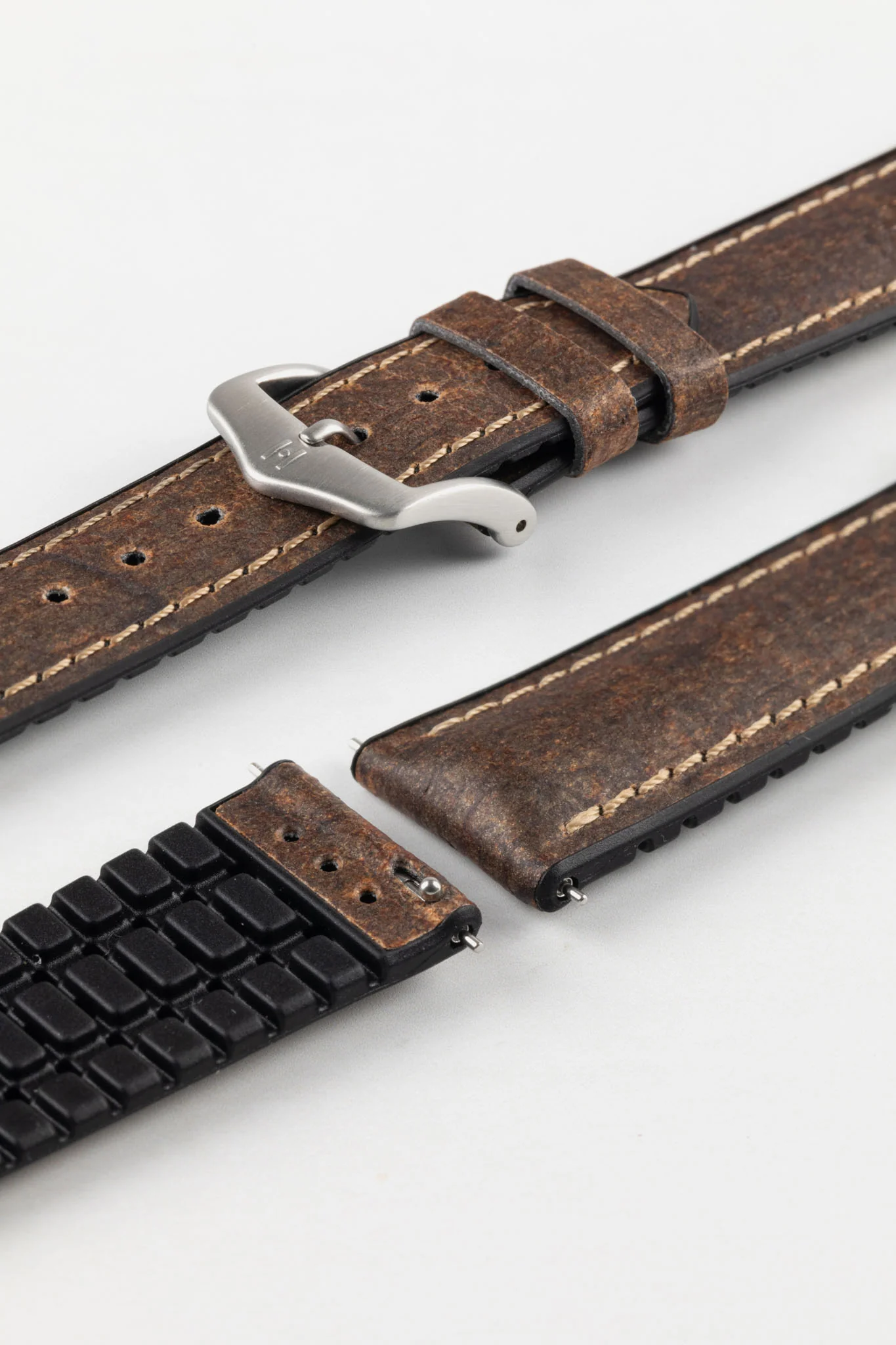 Hirsch STONE Performance Watch Strap - BROWN - Image 10