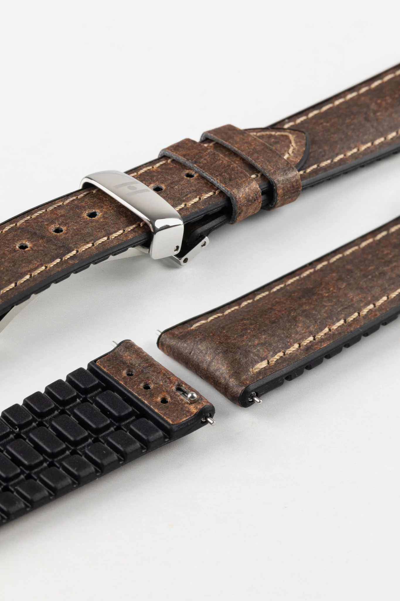 Hirsch STONE Performance Watch Strap - BROWN - Image 11
