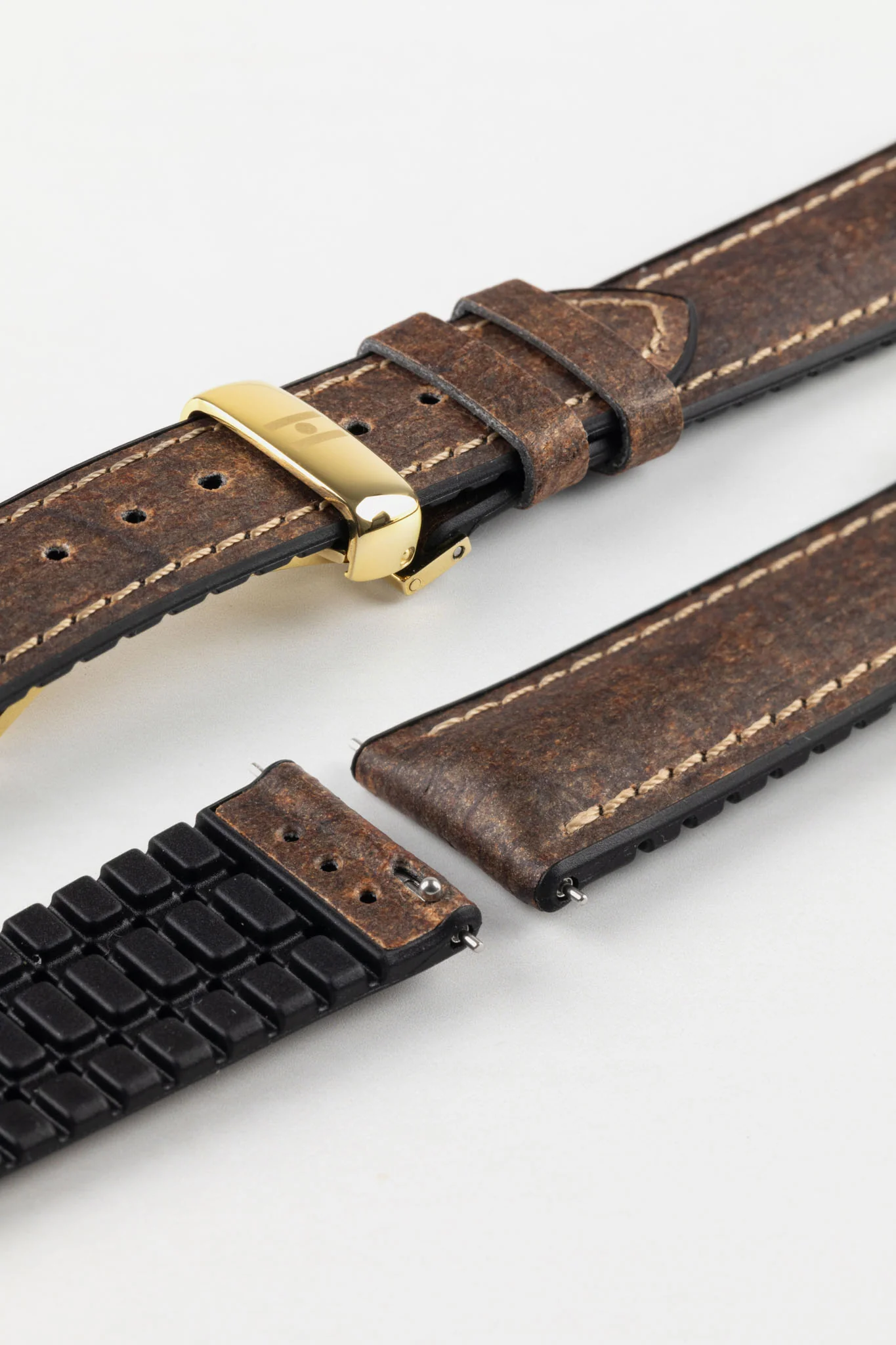 Hirsch STONE Performance Watch Strap - BROWN - Image 12