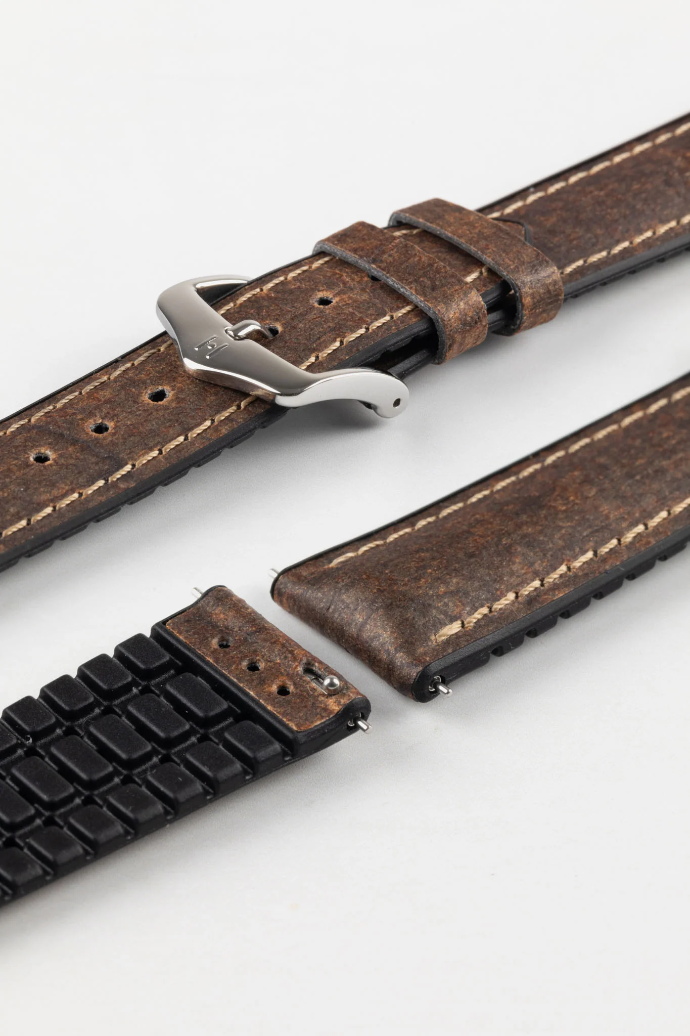 Hirsch STONE Performance Watch Strap - BROWN - Image 7