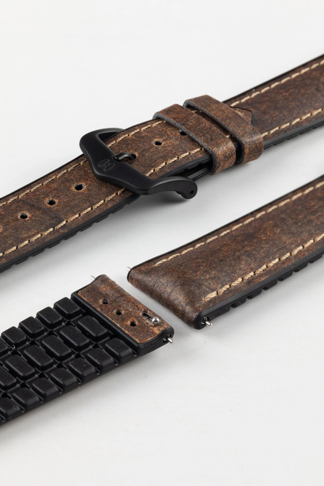 Hirsch STONE Performance Watch Strap - BROWN - Image 9