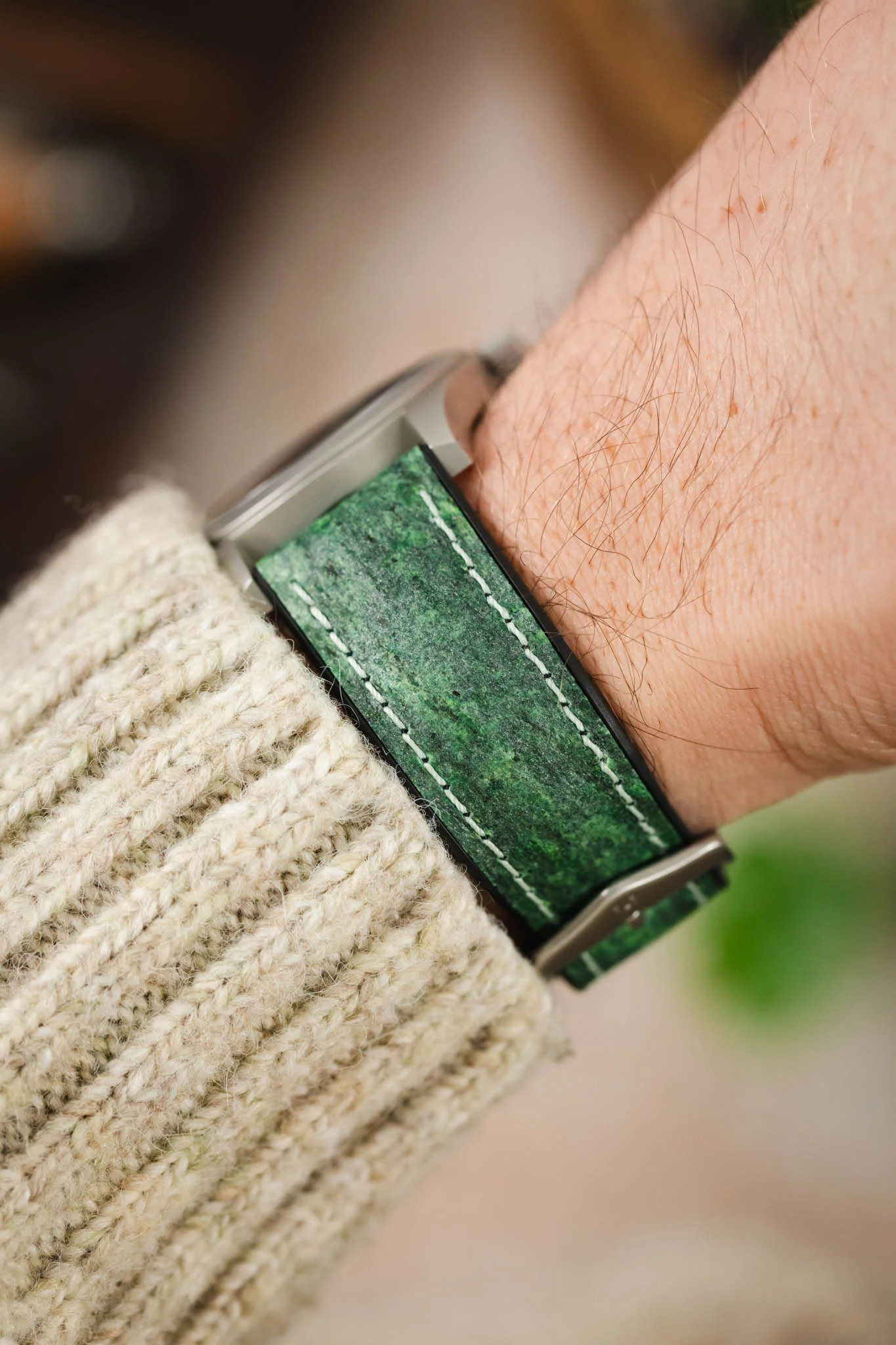 Hirsch STONE Performance Watch Strap - GREEN - Image 6
