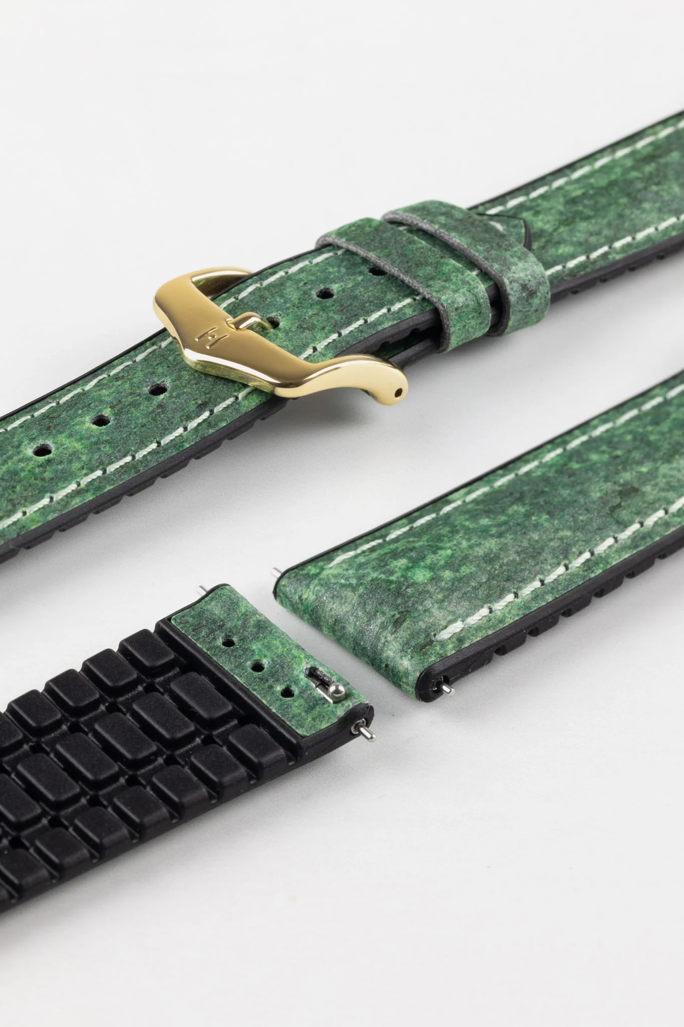 Hirsch STONE Performance Watch Strap - GREEN - Image 8