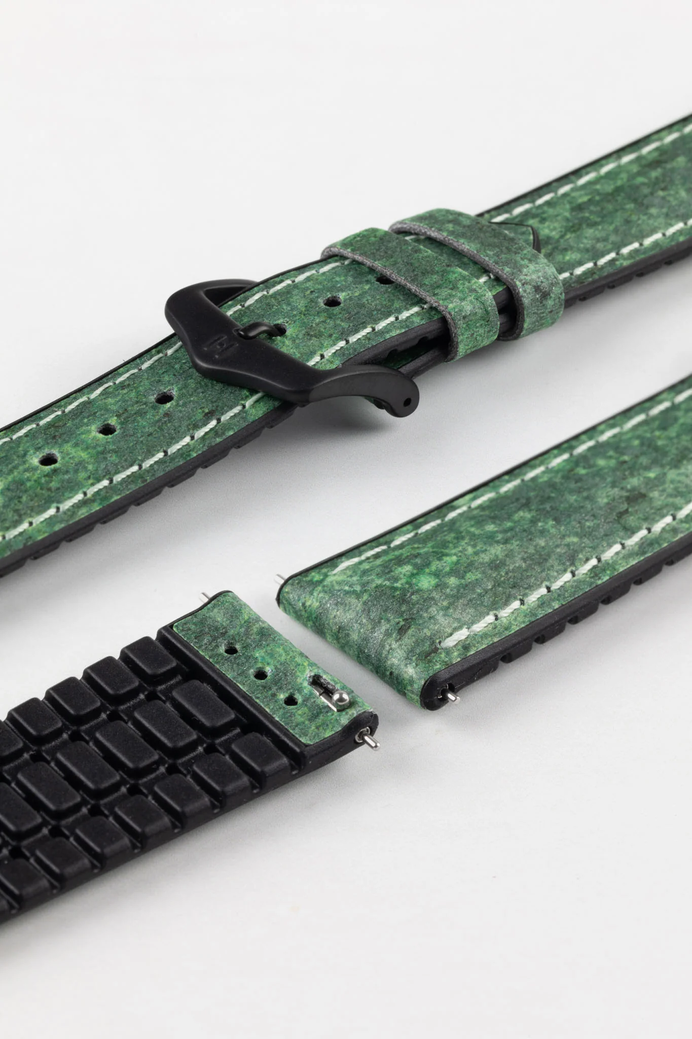 Hirsch STONE Performance Watch Strap - GREEN - Image 9