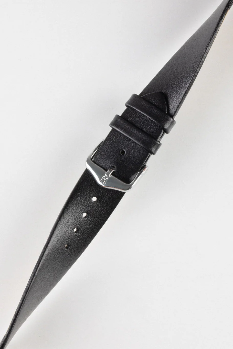 Hirsch TORONTO Quick Release Fine-Grained Leather Watch Strap in BLACK - Image 5