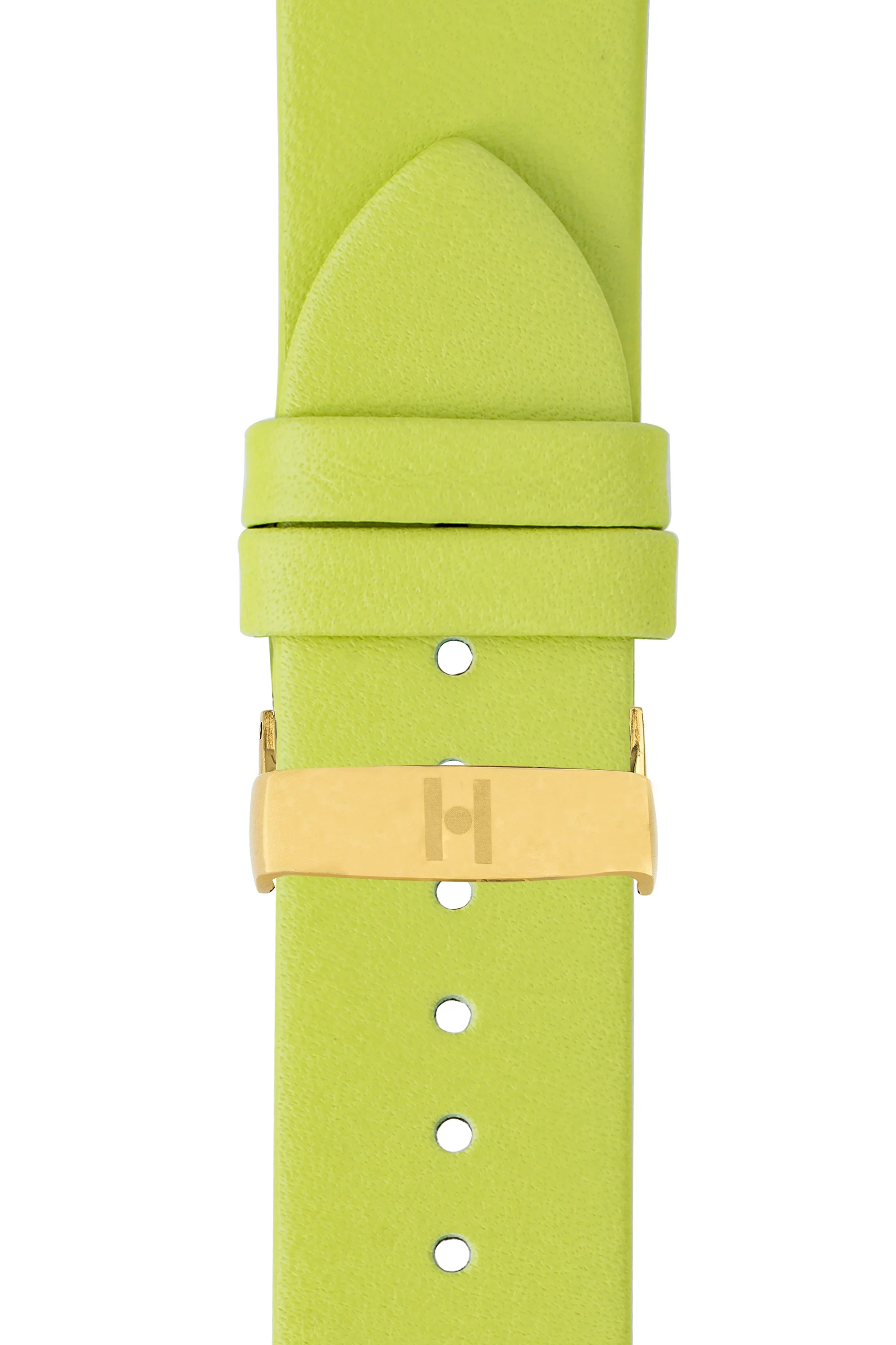 Hirsch VIAZZA Ladies Leather Quick-Release Watch Strap in GREEN - Image 10