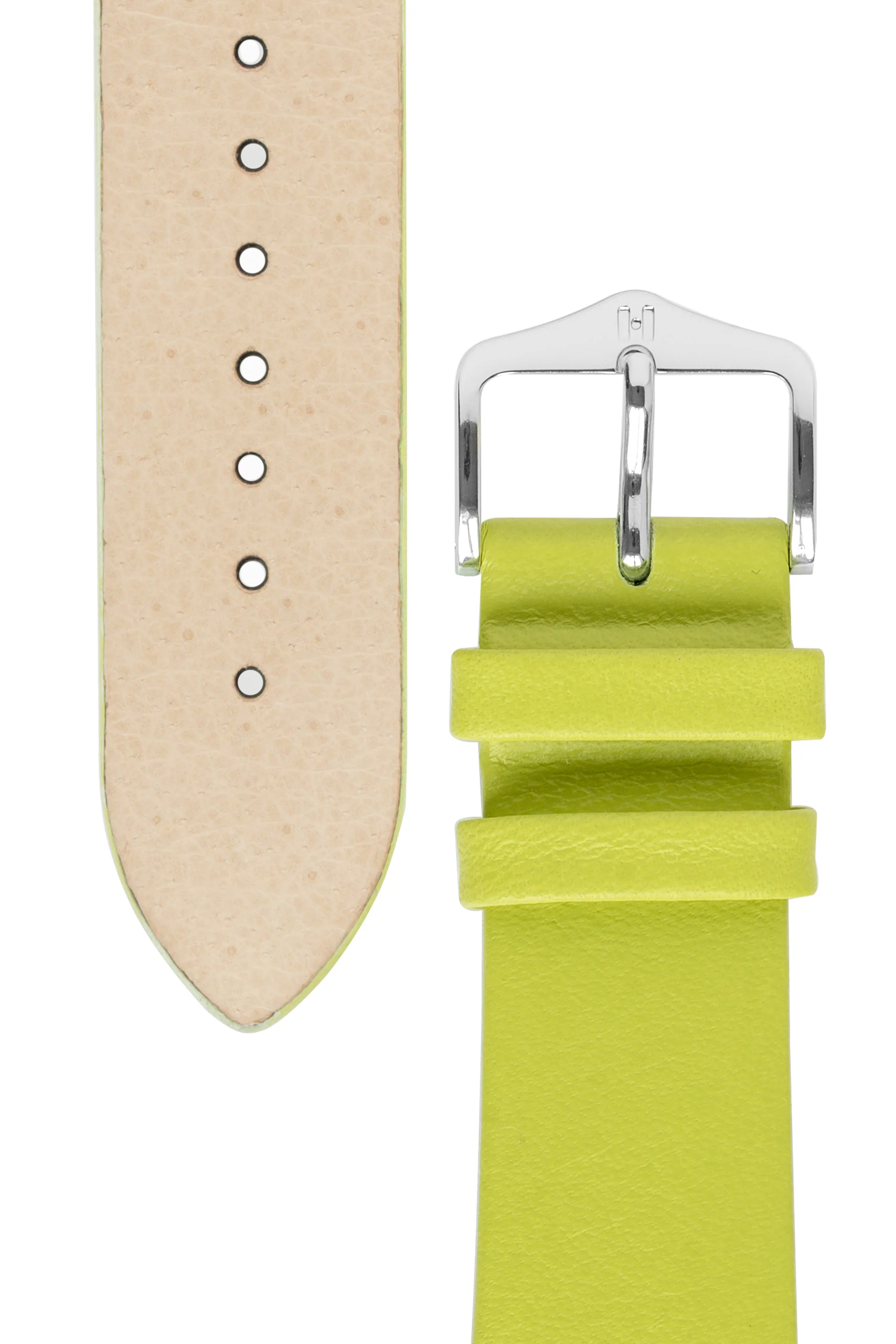 Hirsch VIAZZA Ladies Leather Quick-Release Watch Strap in GREEN - Image 4
