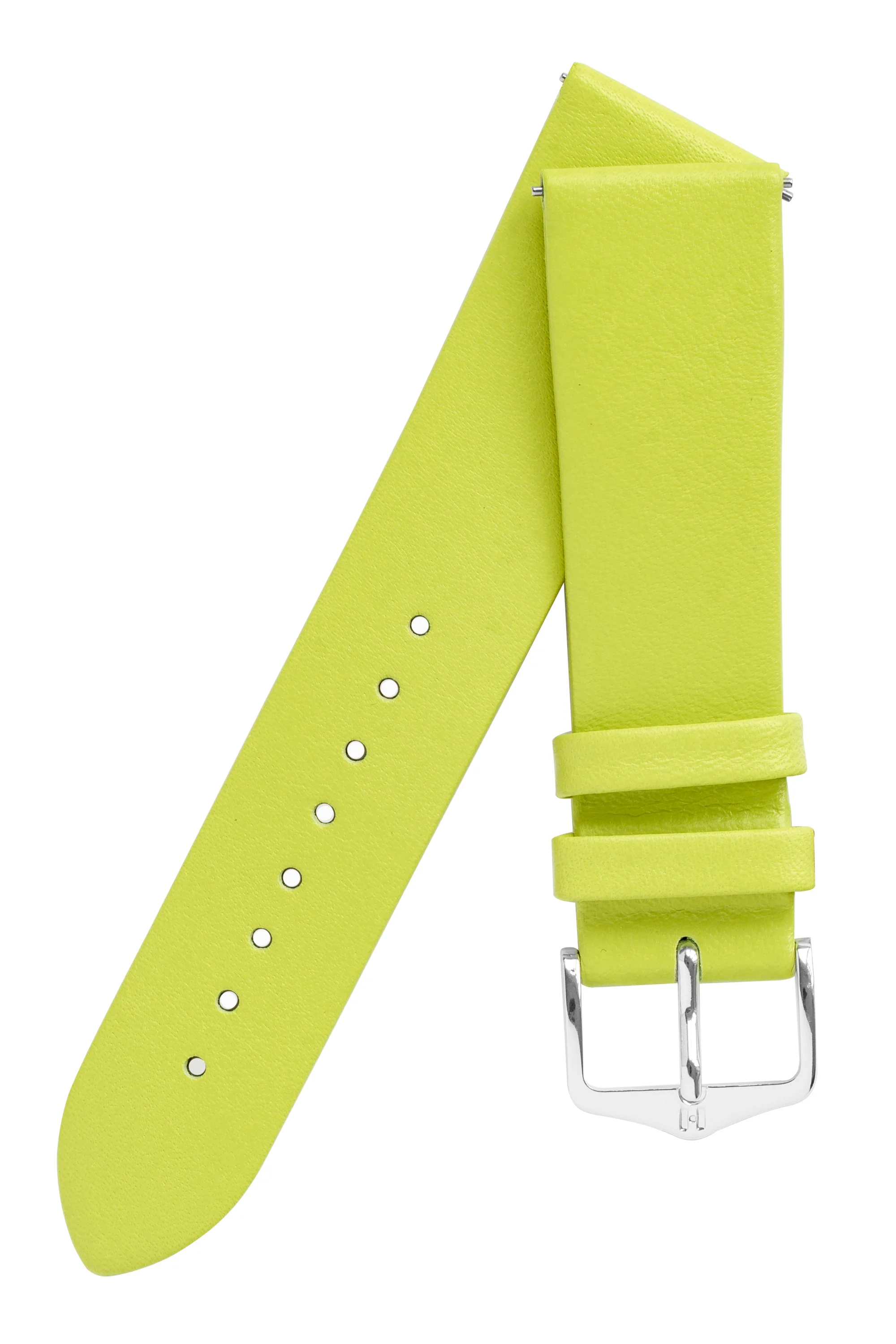 Hirsch VIAZZA Ladies Leather Quick-Release Watch Strap in GREEN - Image 5