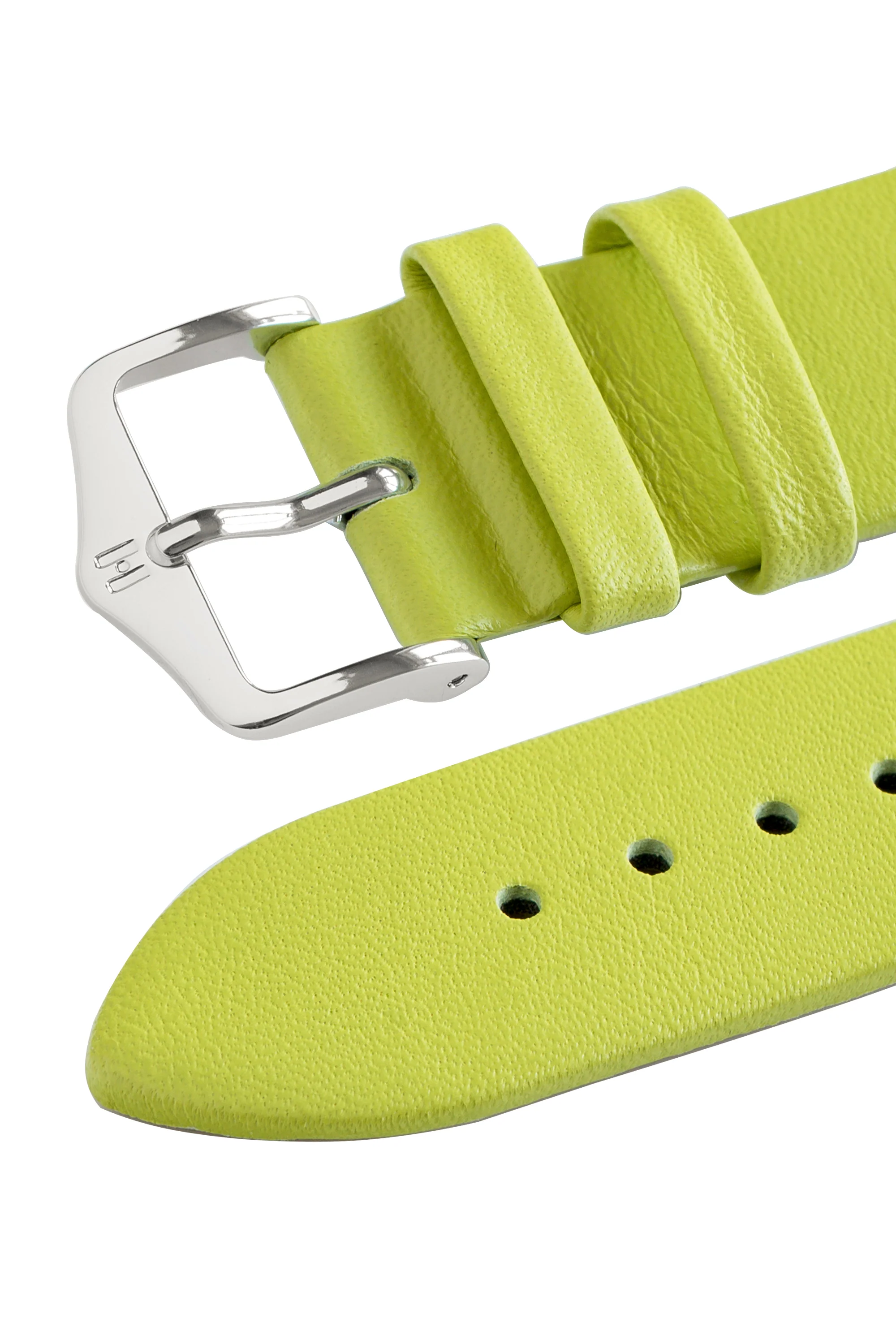 Hirsch VIAZZA Ladies Leather Quick-Release Watch Strap in GREEN - Image 6