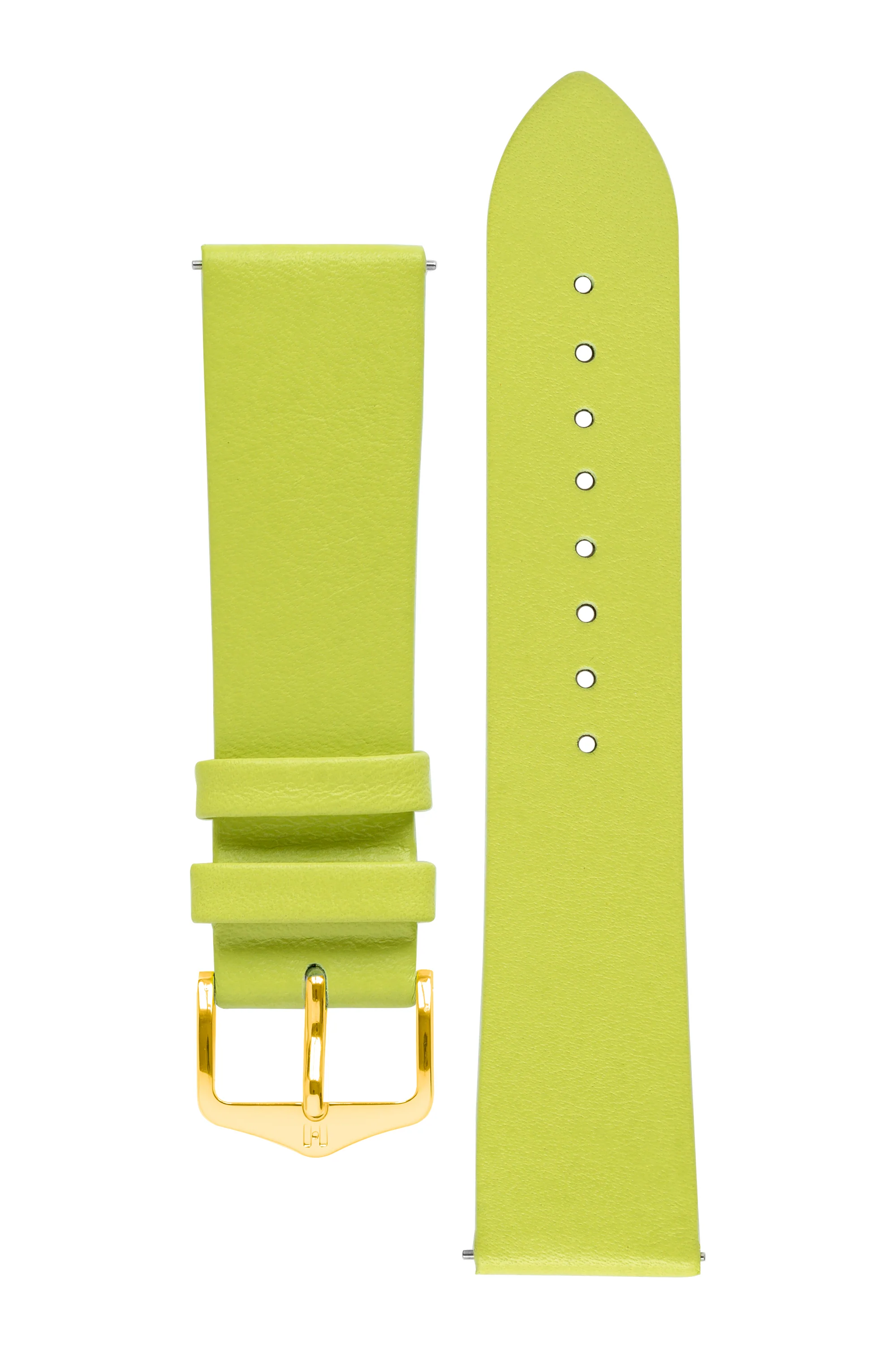Hirsch VIAZZA Ladies Leather Quick-Release Watch Strap in GREEN - Image 8