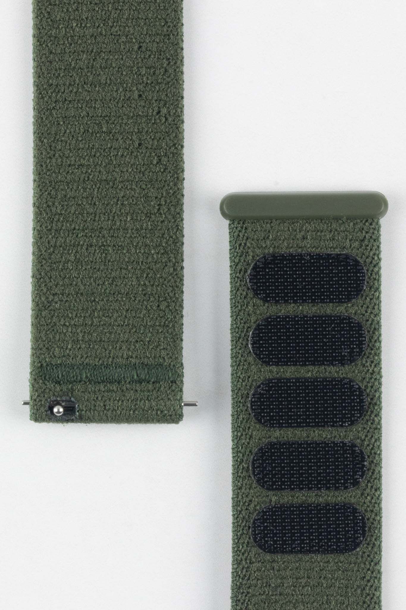 Hirsch VOCEM Fabric Watch Strap in GREEN - Image 3