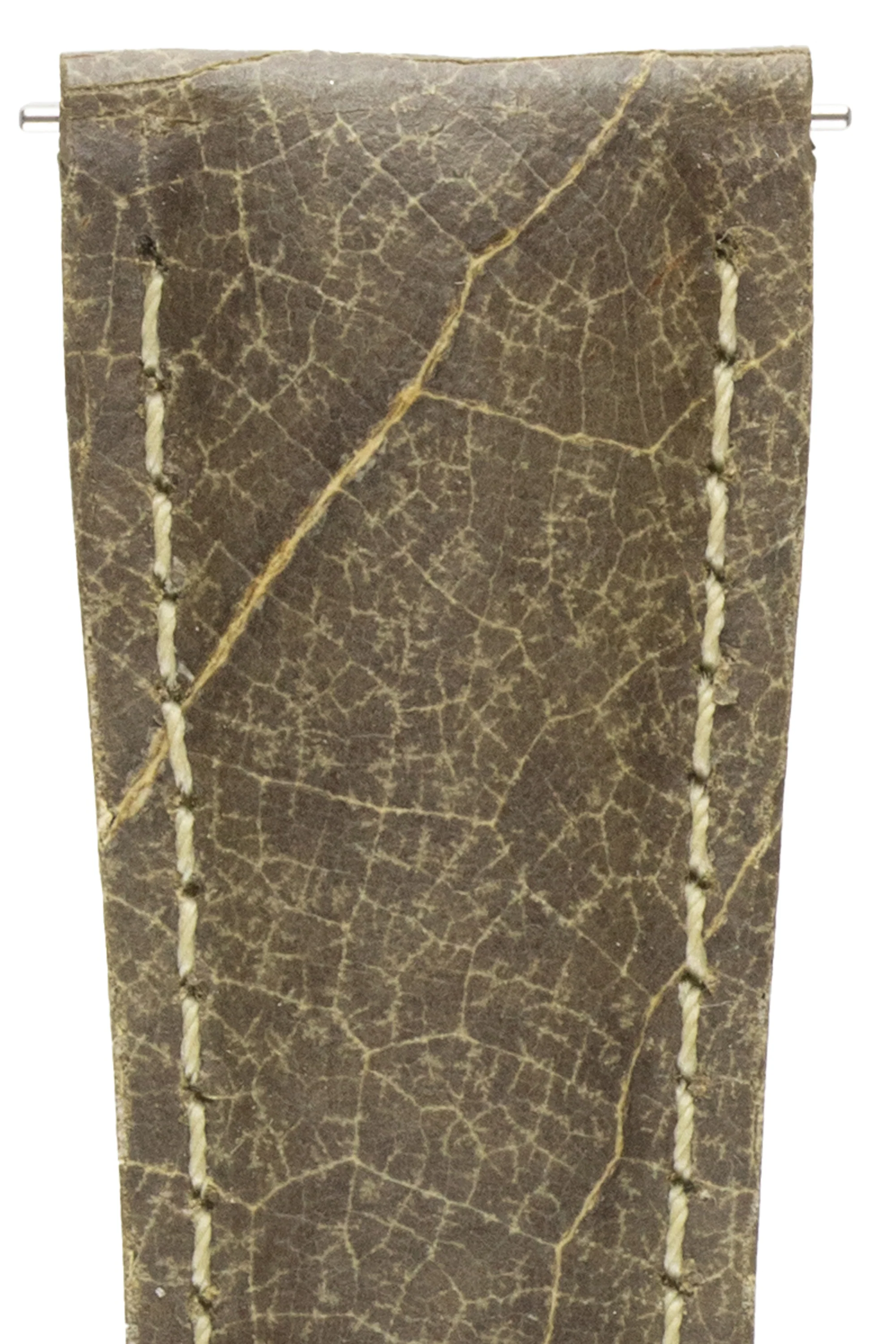 Hirsch WINE Vineyard-Leaf Vegan Watch Strap in GREEN - Image 3