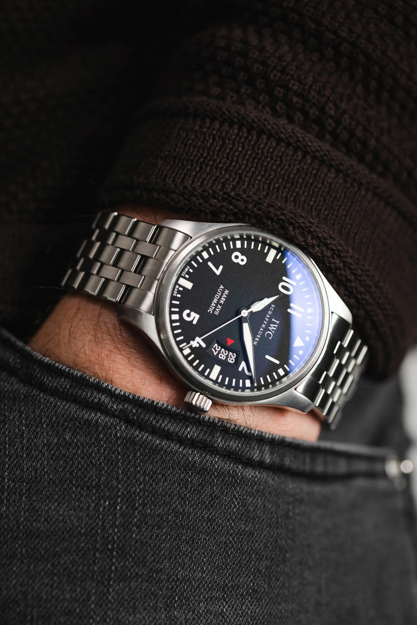 IWC Pilot's Watch Mark XVII - Black Dial - Image 6