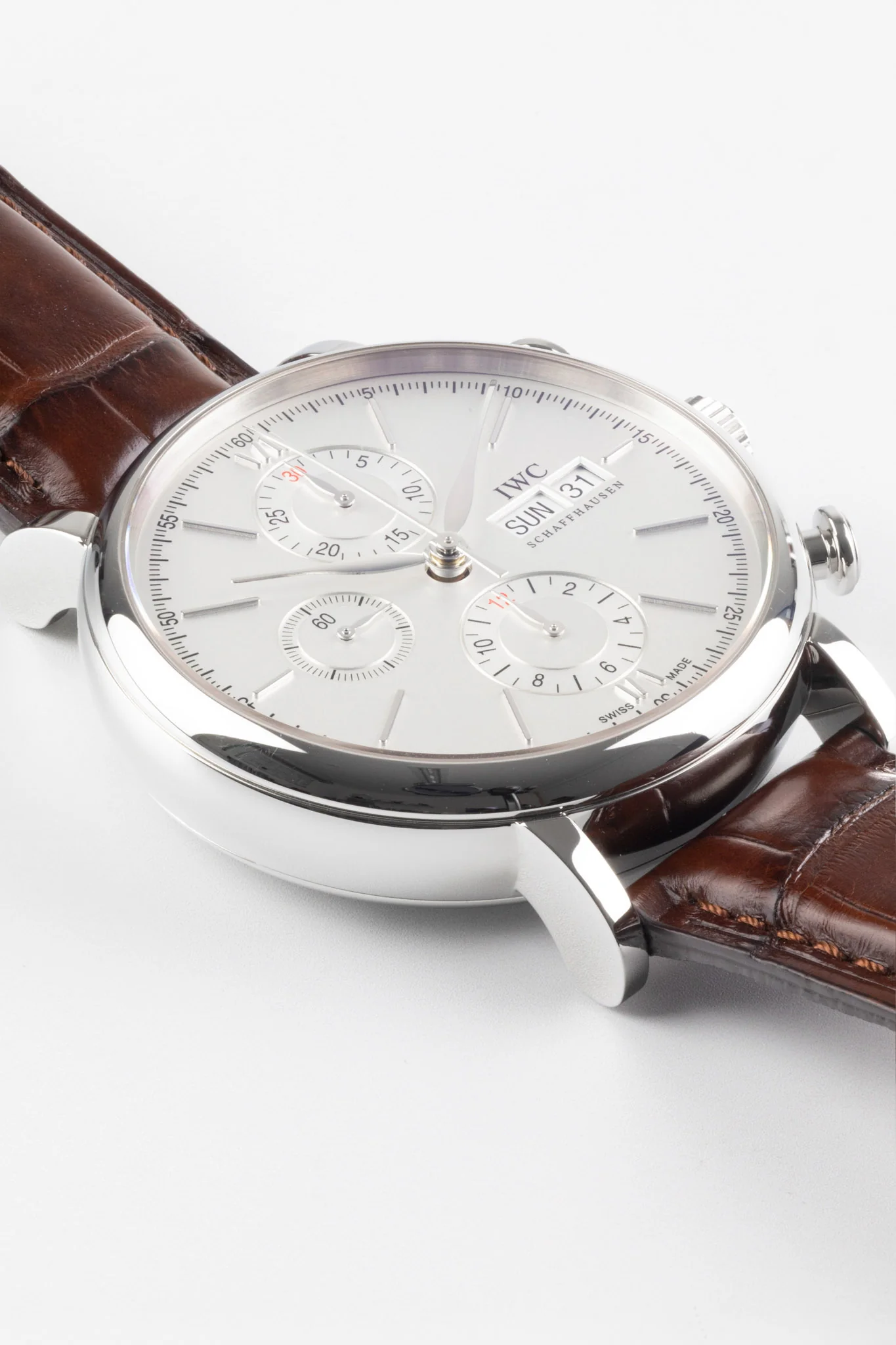 IWC IW391007 Portofino 42mm Automatic Chronograph - Silver-Plated Dial - Image 3