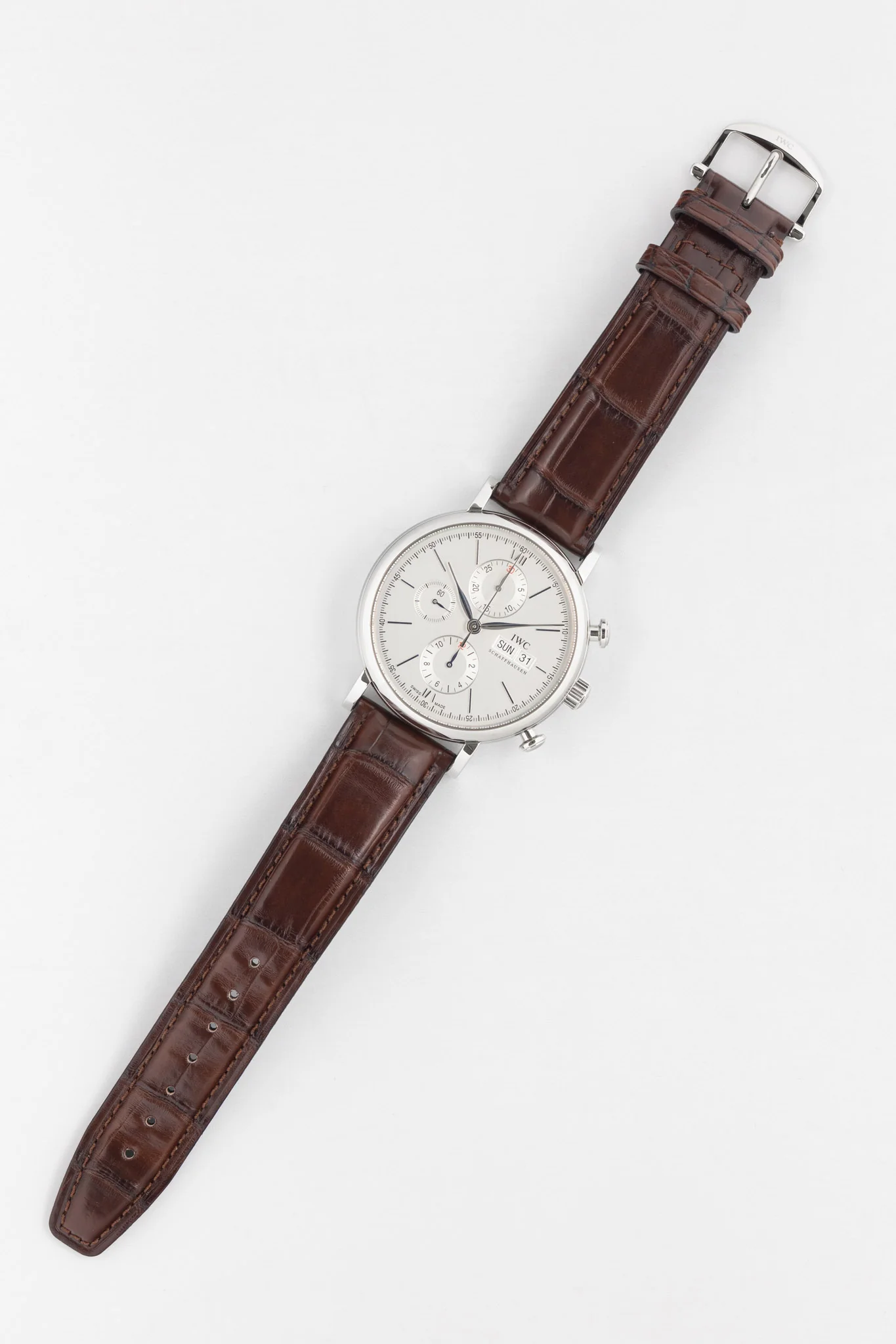 IWC IW391007 Portofino 42mm Automatic Chronograph - Silver-Plated Dial - Image 7