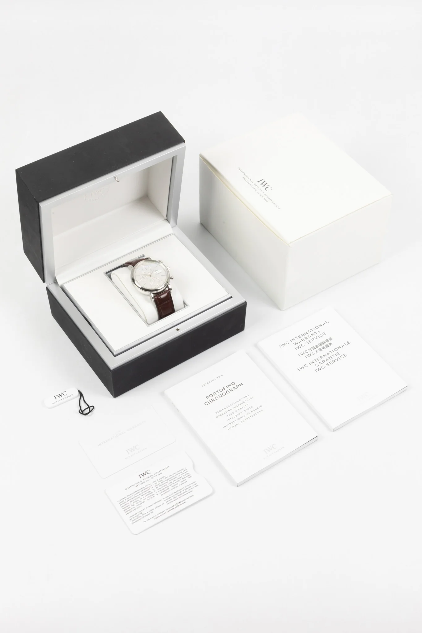 IWC IW391007 Portofino 42mm Automatic Chronograph - Silver-Plated Dial - Image 9