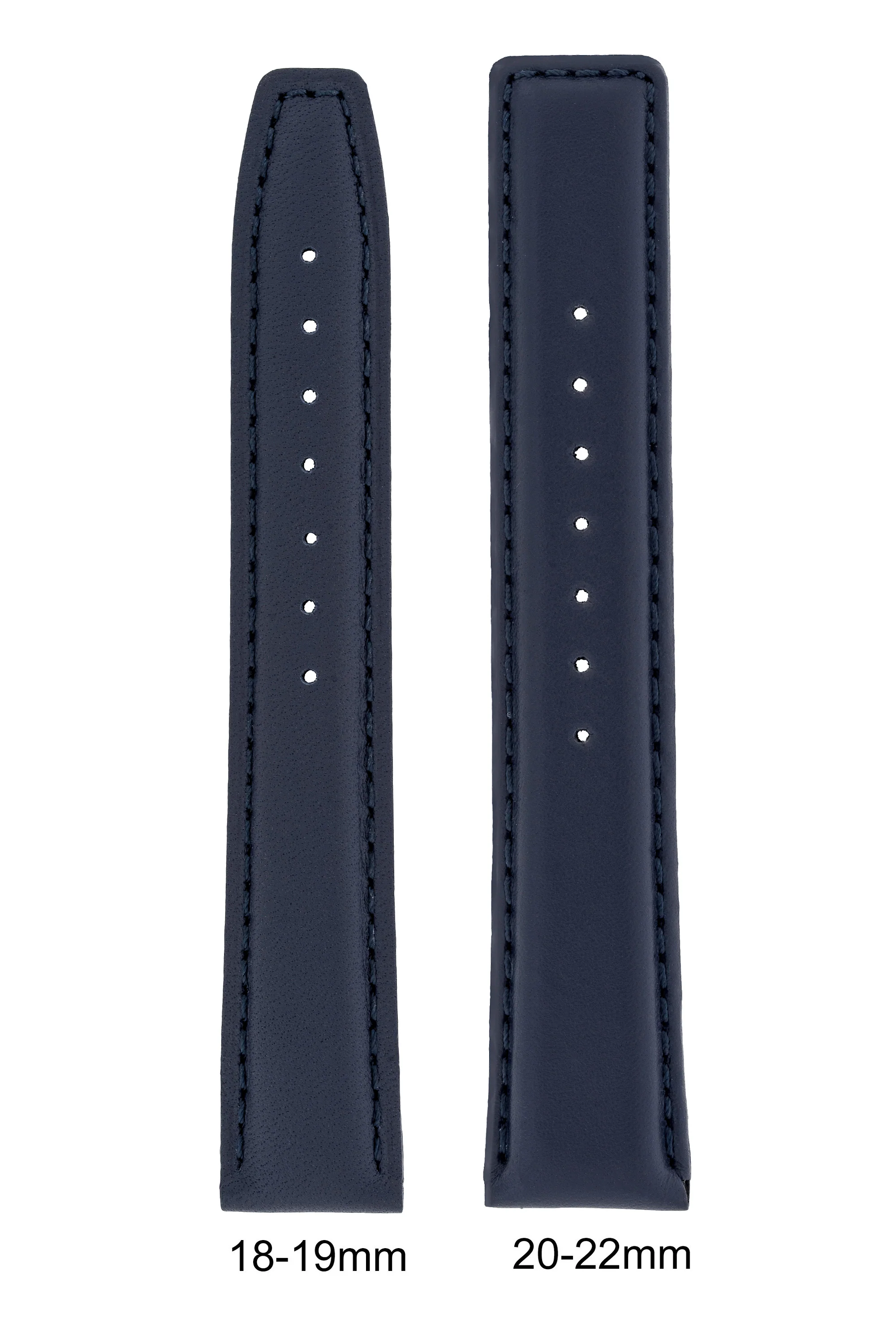 IWC-Style Calf Leather Watch Strap in BLUE - Image 6