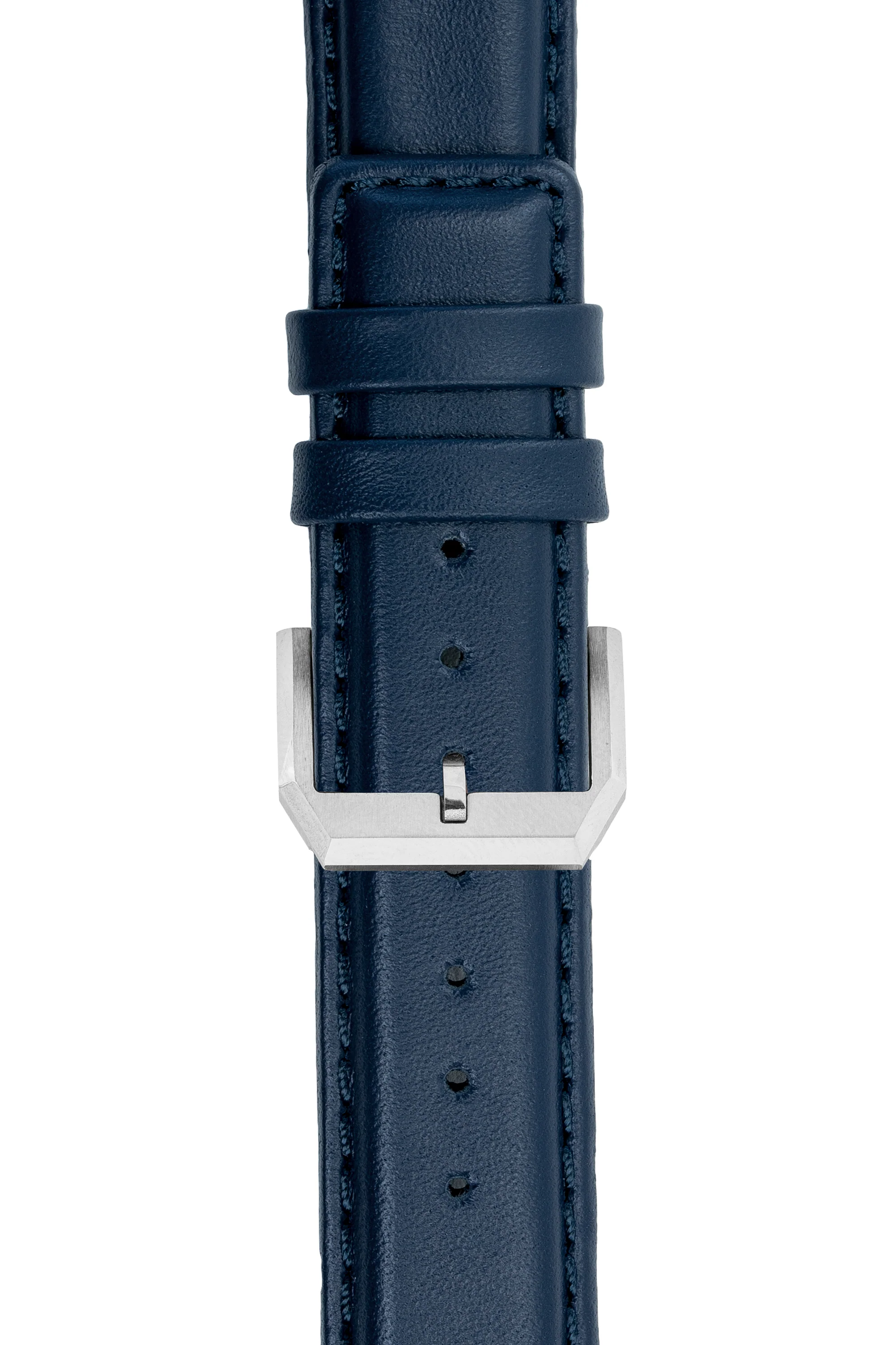 IWC-Style Calf Leather Watch Strap in BLUE - Image 8
