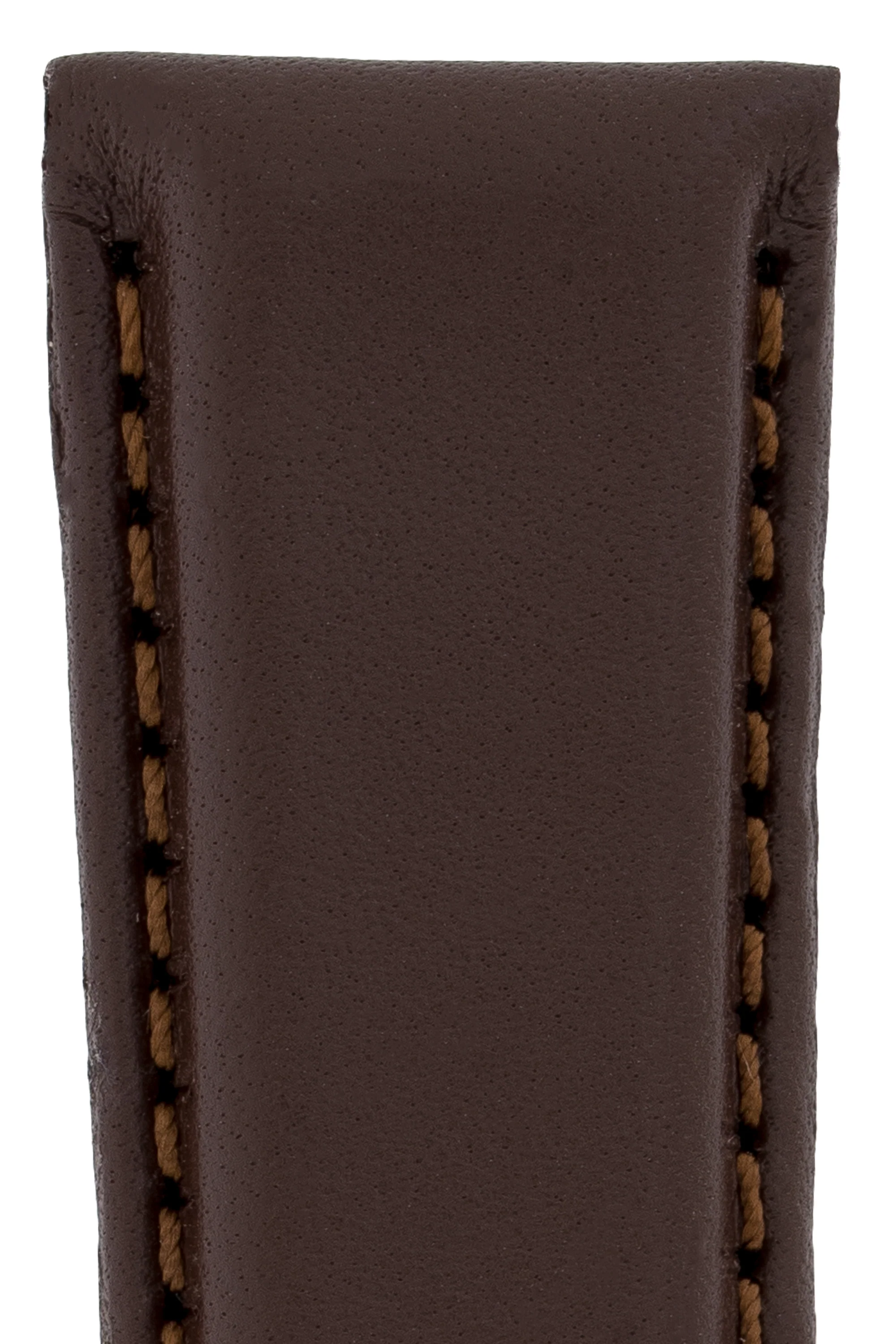 IWC-Style Calf Leather Watch Strap in DARK BROWN - Image 2