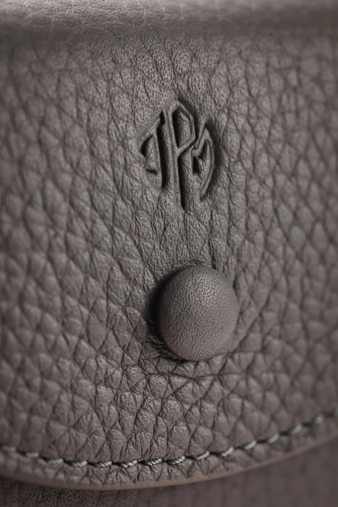 JPM Cubo Single Watch Leather Travel Case in GREY - Image 8