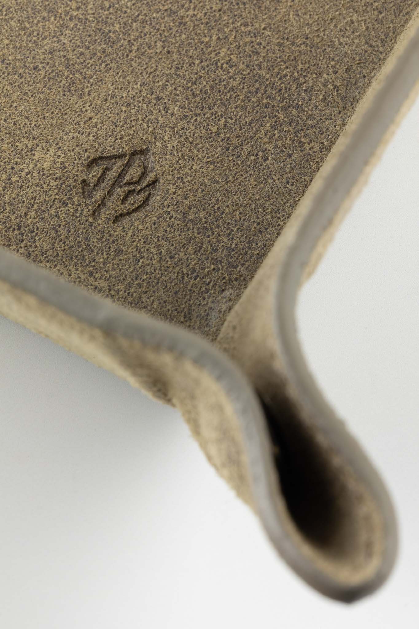 JPM Large Suede Leather Valet Watch Tray in GREY - Image 4