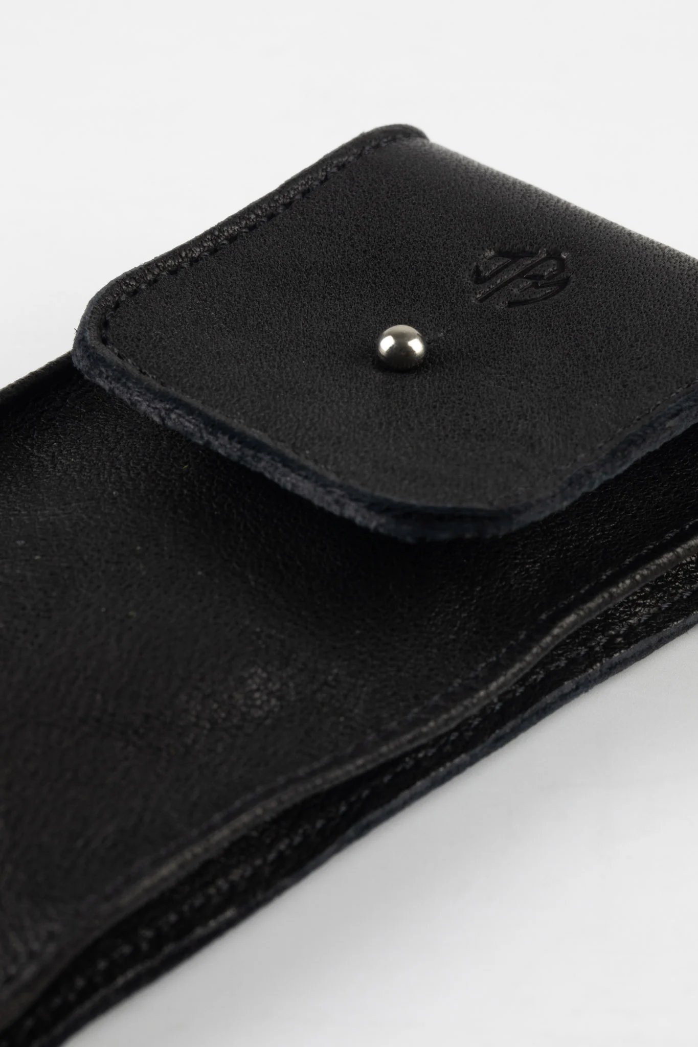JPM Single Watch Leather Travel Pouch in BLACK - Image 7