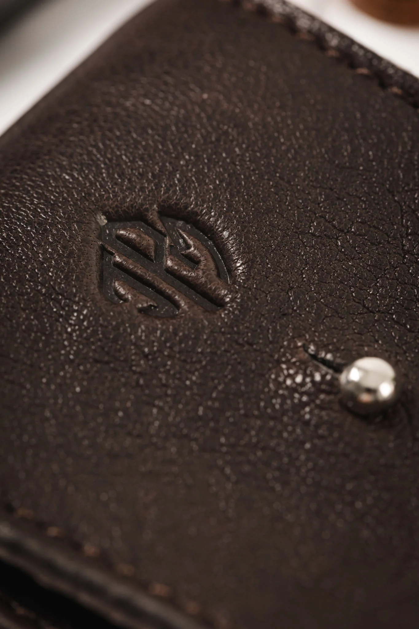JPM Single Watch Leather Travel Pouch in BROWN - Image 8