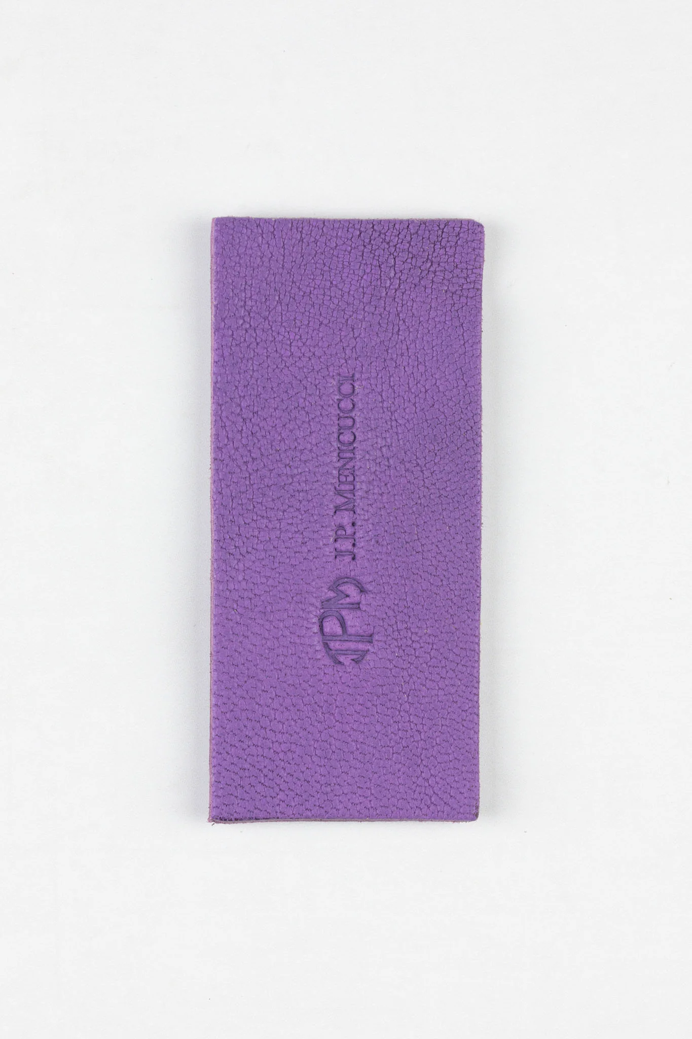 JPM Single Watch Leather Travel Pouch in PURPLE - Image 3