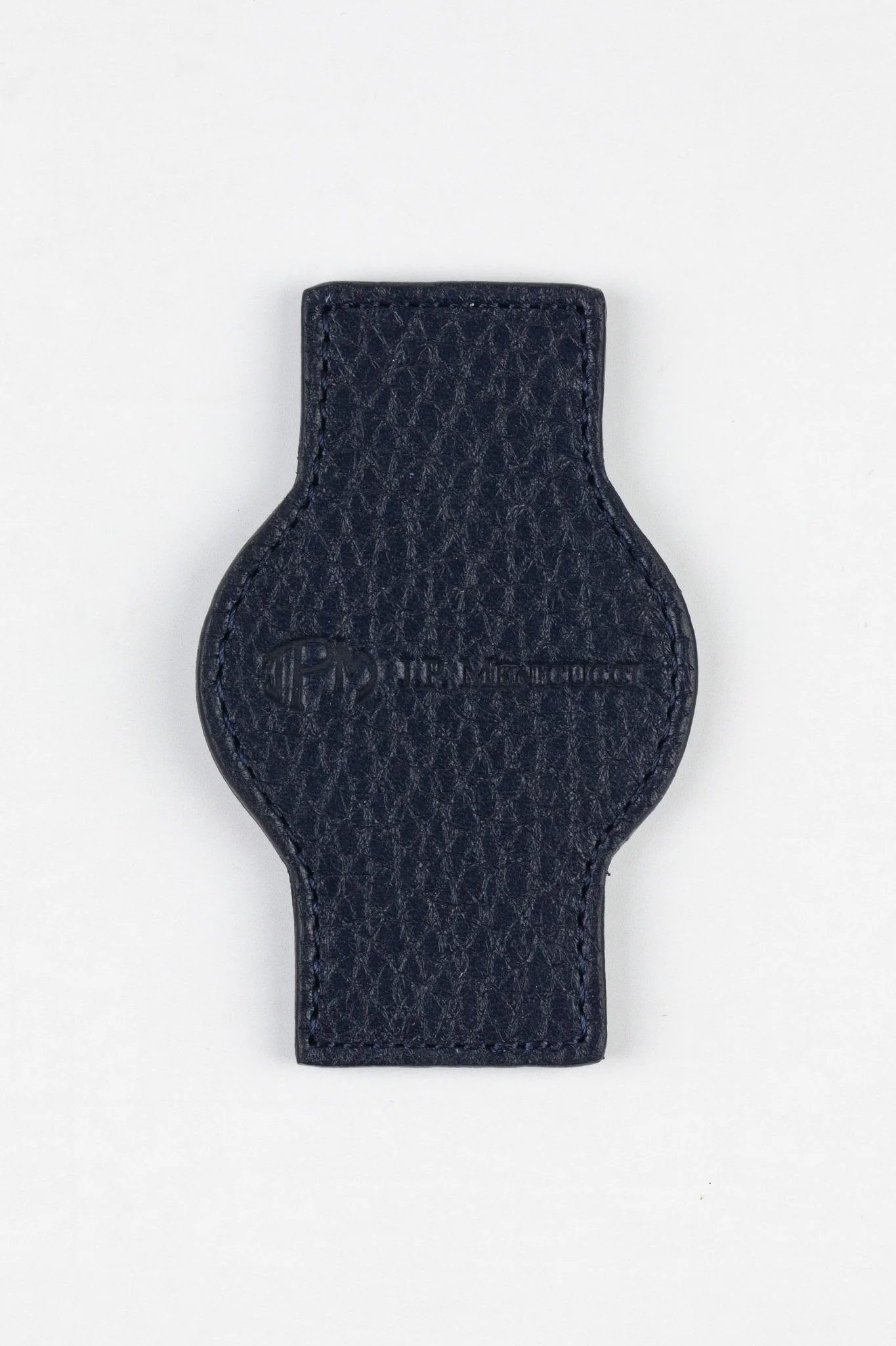 JPM Luxe Leather Watch Pouch in BLUE - Image 3
