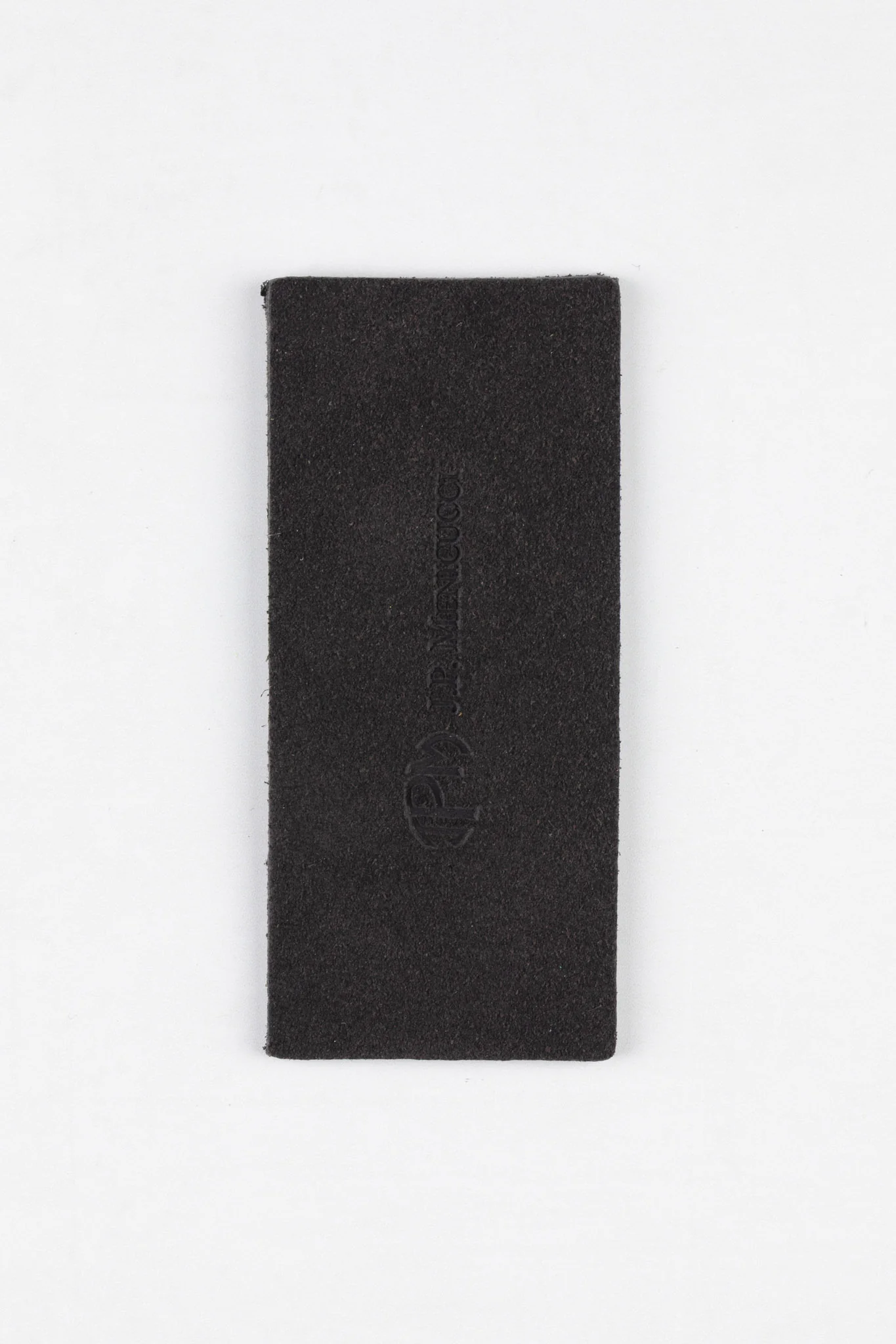 JPM Single Watch Vintage Suede Travel Pouch in DARK BROWN - Image 3