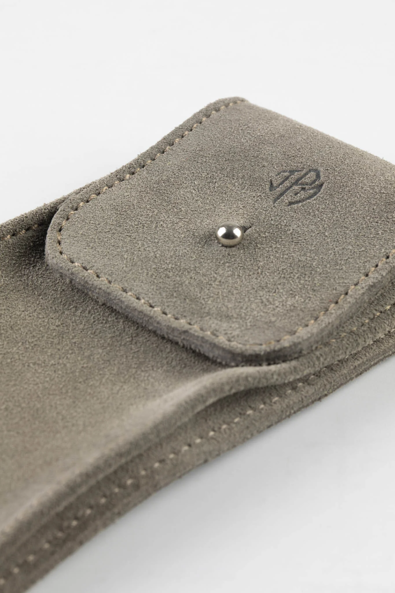 JPM Single Watch Vintage Suede Travel Pouch in SPACE GREY - Image 7