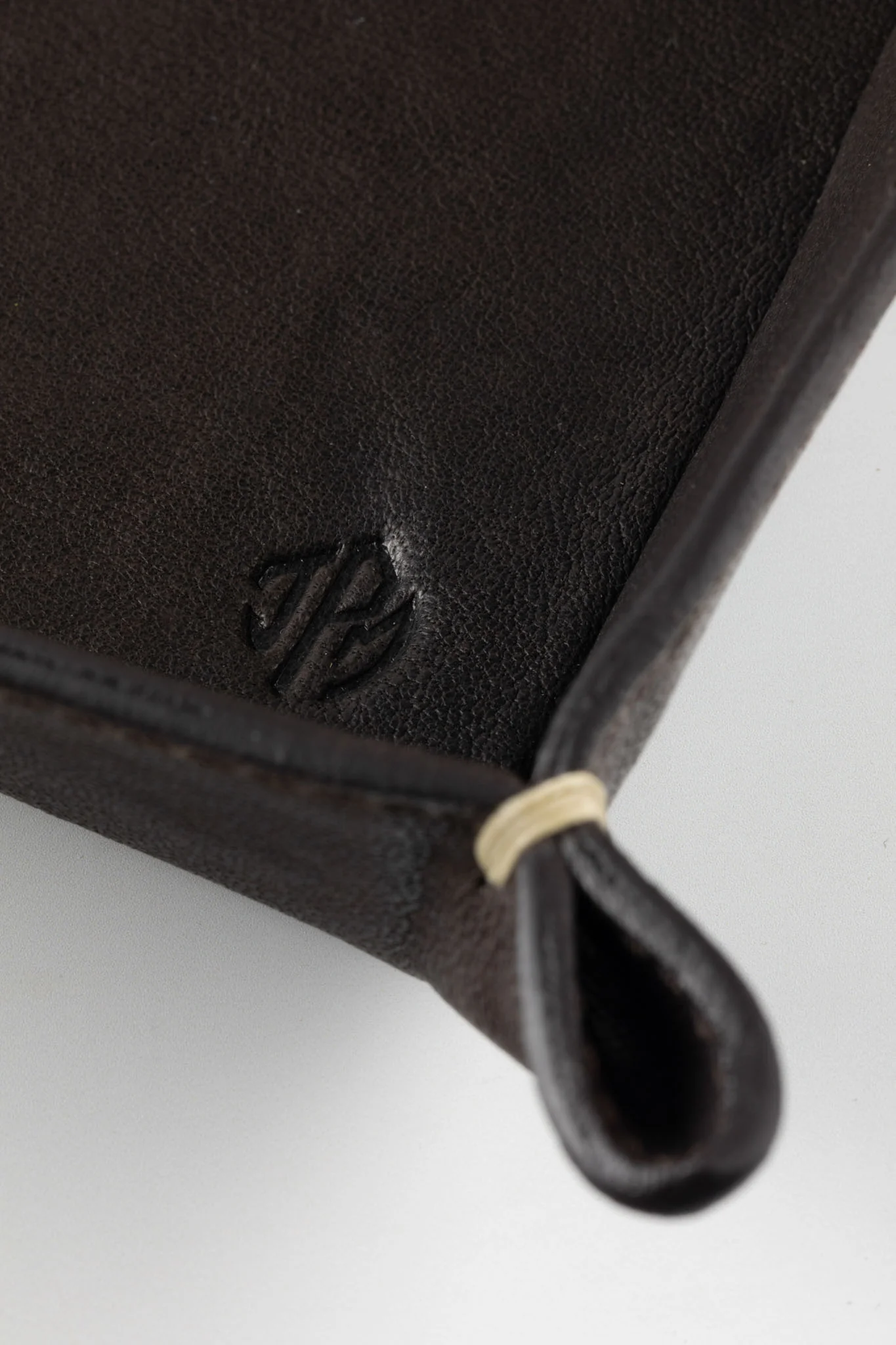 JPM Small Leather Valet Tray in BROWN - Image 3