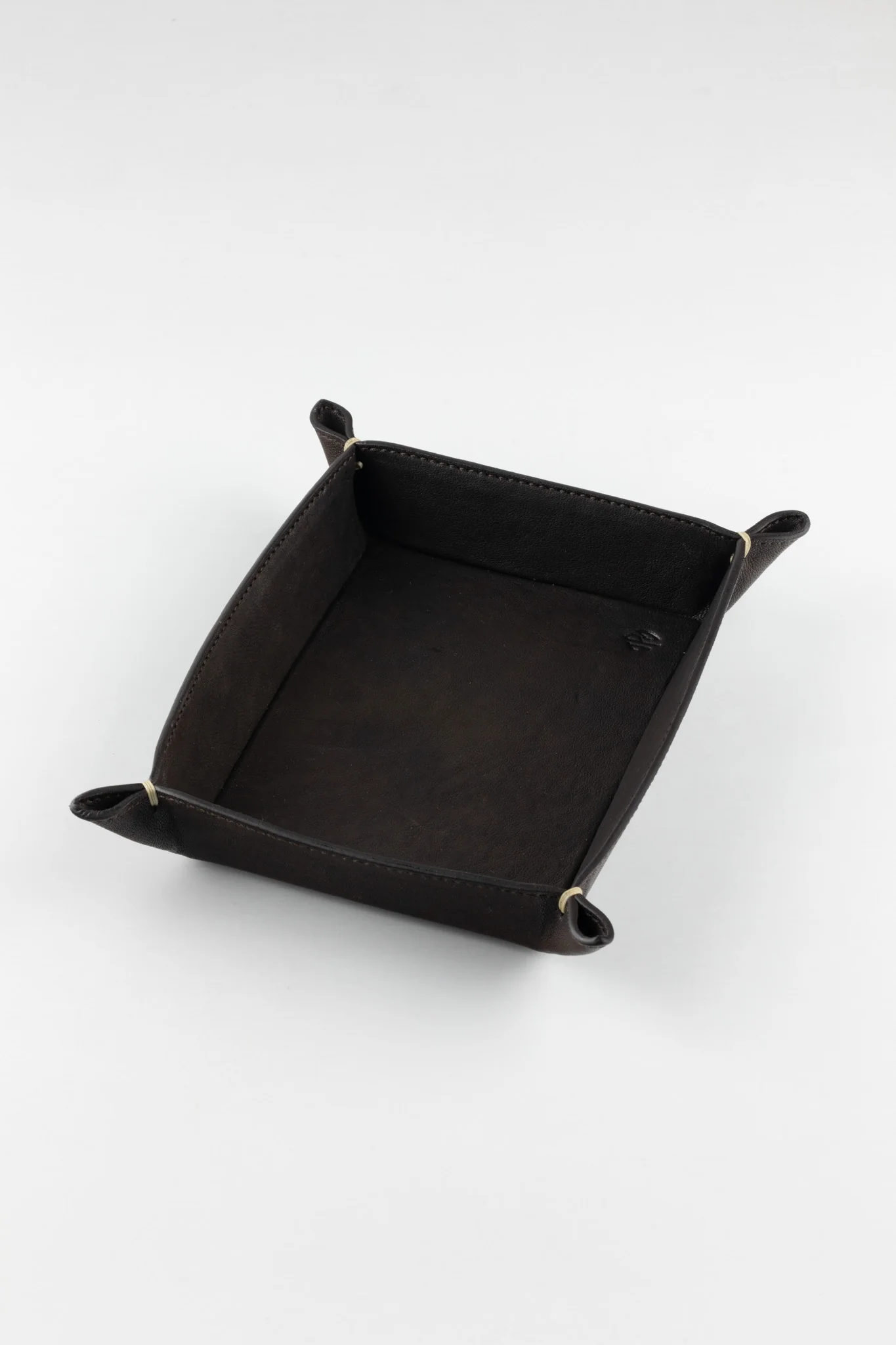 JPM Small Leather Valet Tray in BROWN - Image 4