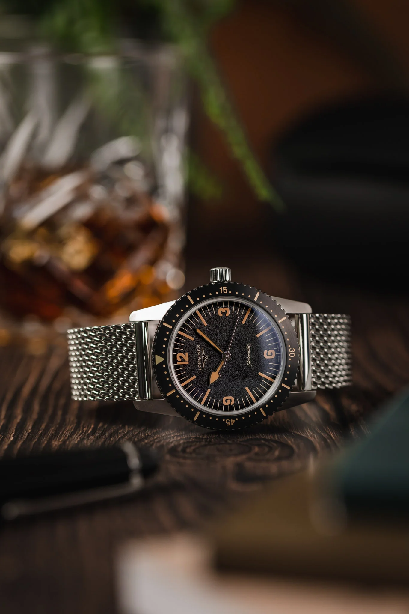 LONGINES Heritage Skin Diver 42mm - Black - Image 7