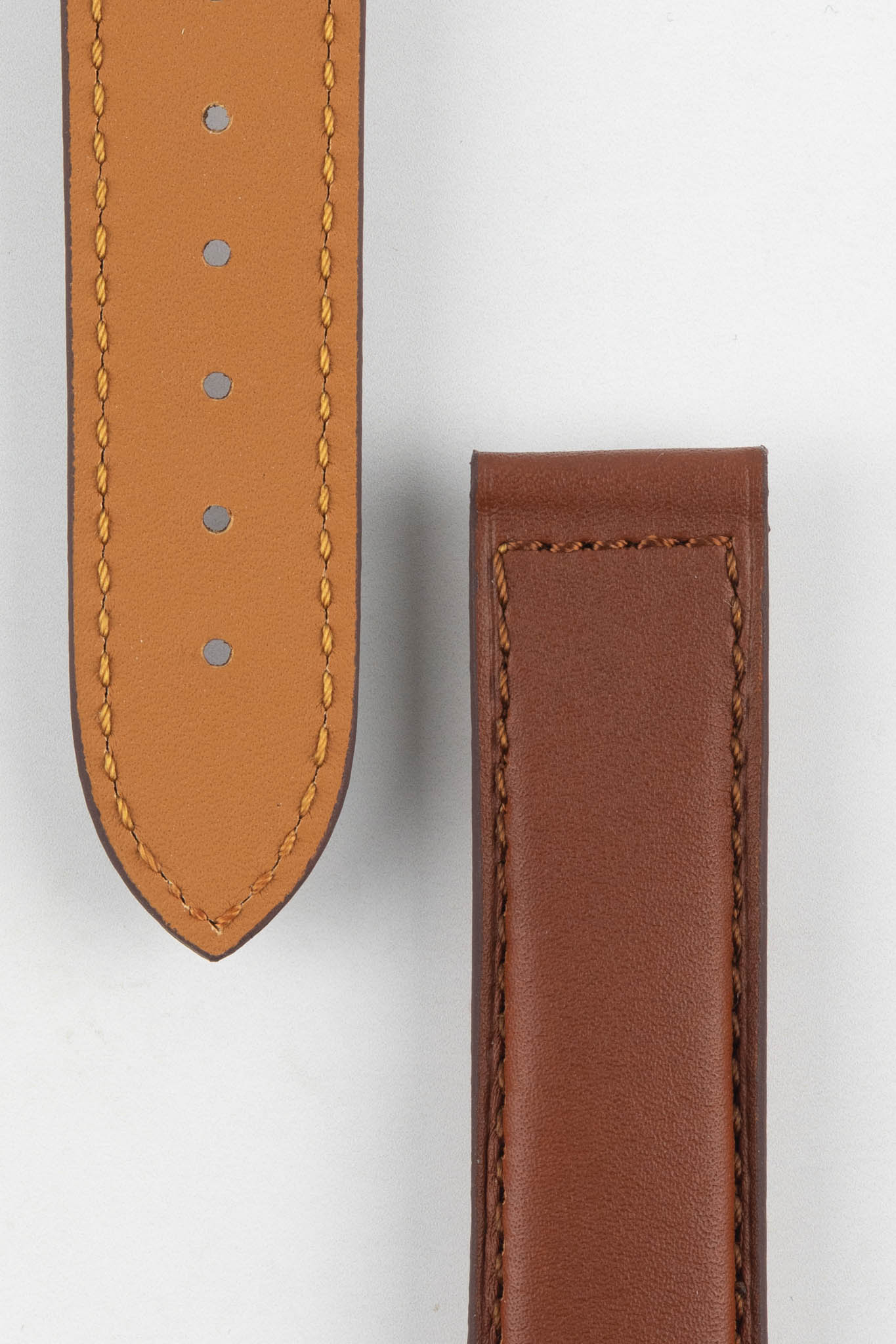 Lunar Deployment Baranil Watch Strap in Cognac - Image 3