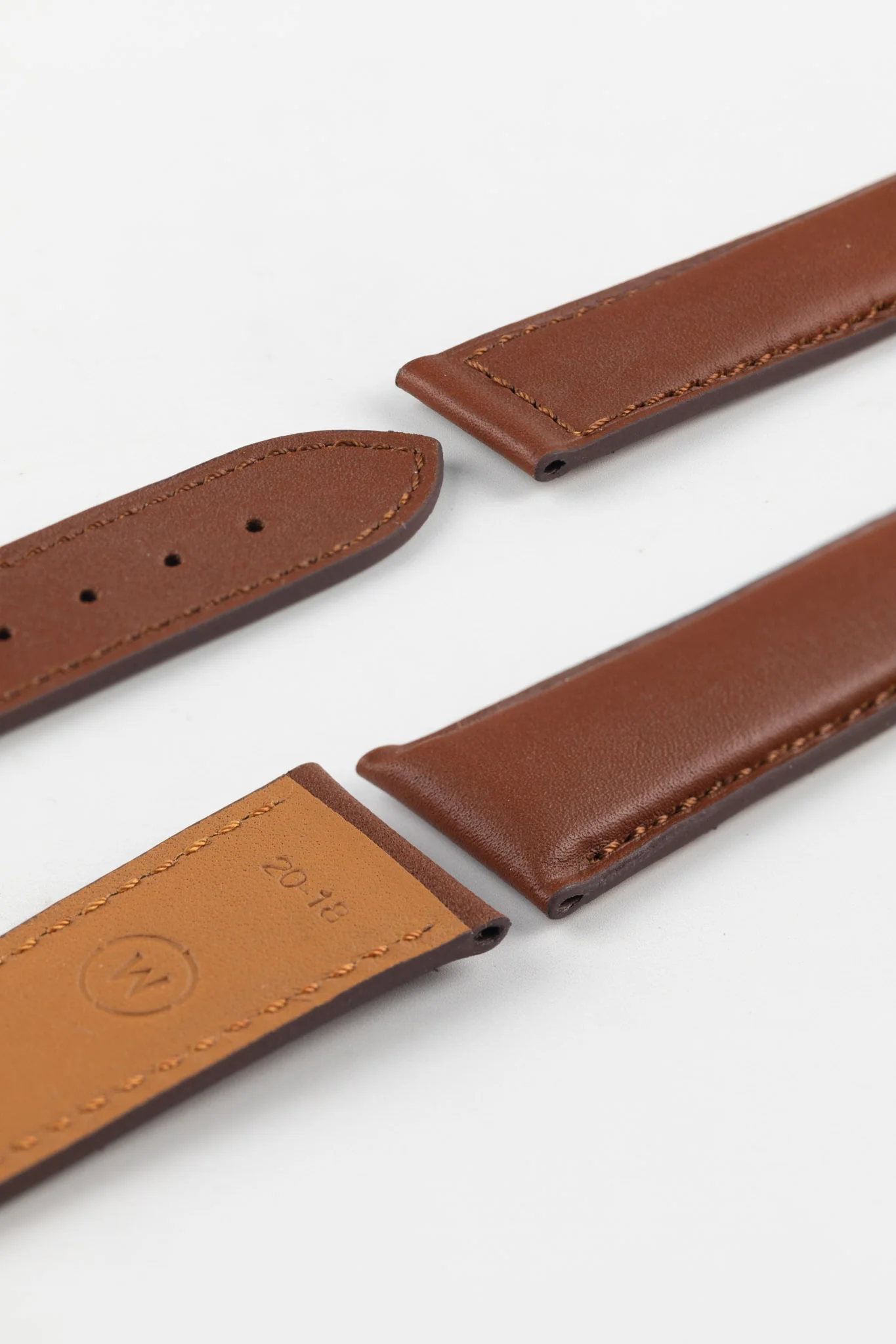 Lunar Deployment Baranil Watch Strap in Cognac - Image 5