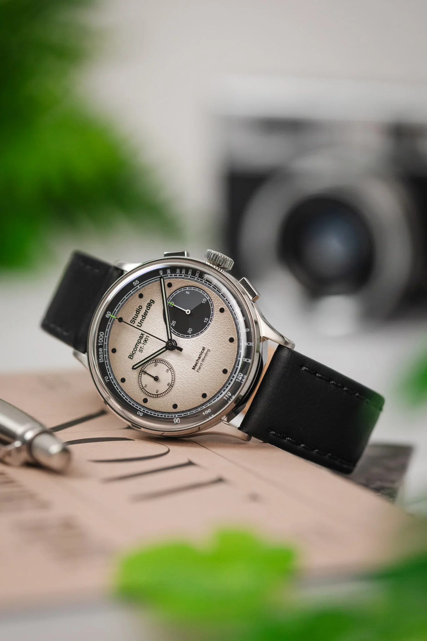 Morellato ABETE Buffalo-Embossed Vegan Leather Watch Strap in BLACK - Image 4