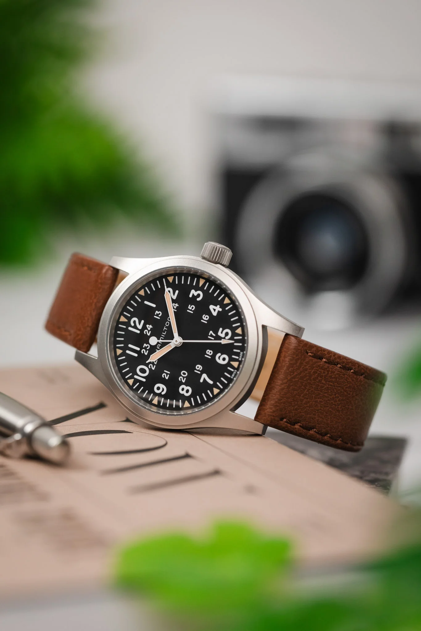 Morellato ABETE Buffalo-Embossed Vegan Leather Watch Strap in GOLD BROWN - Image 4
