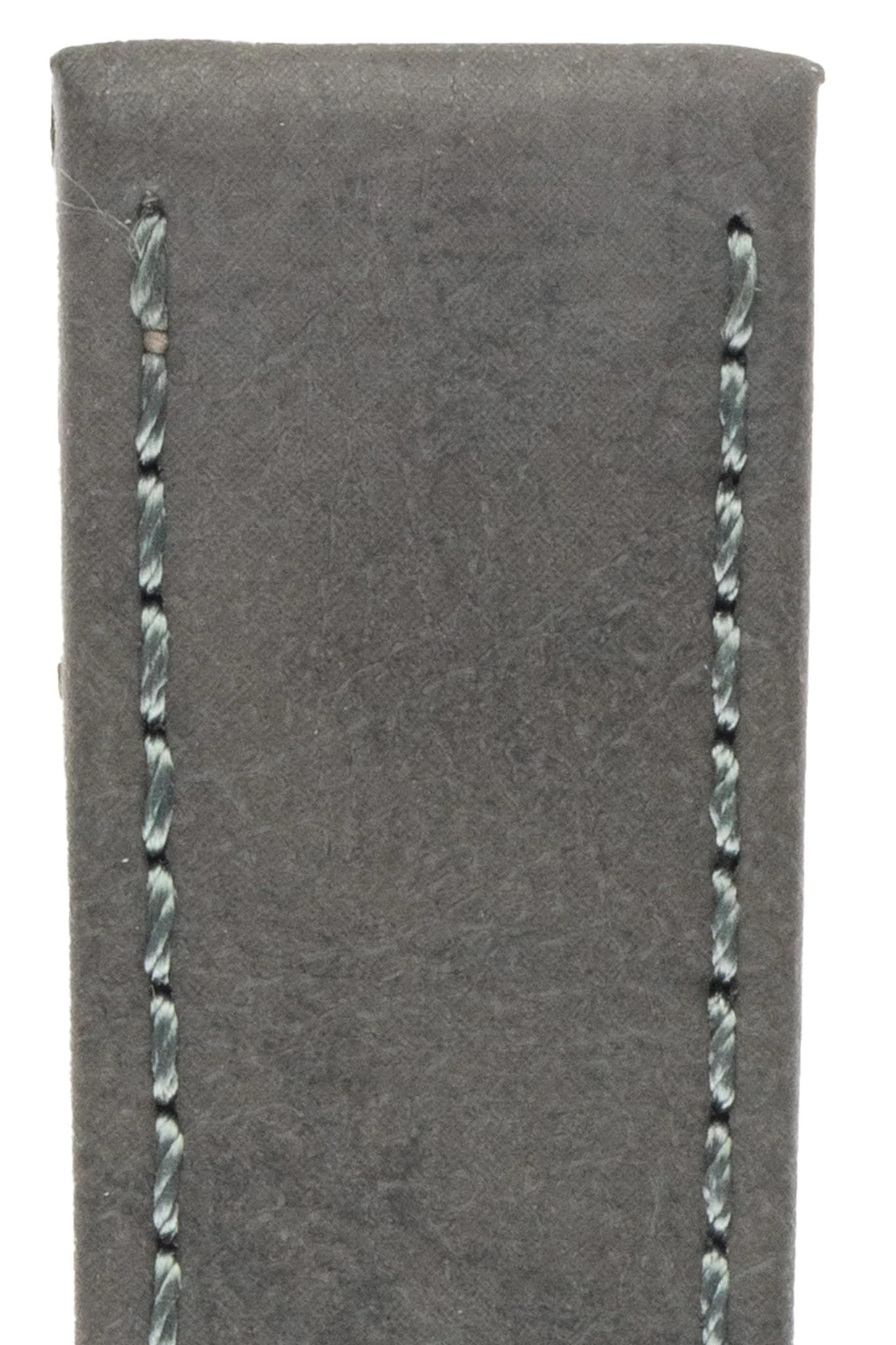 Morellato ABETE Buffalo-Embossed Vegan Leather Watch Strap in GREY - Image 3