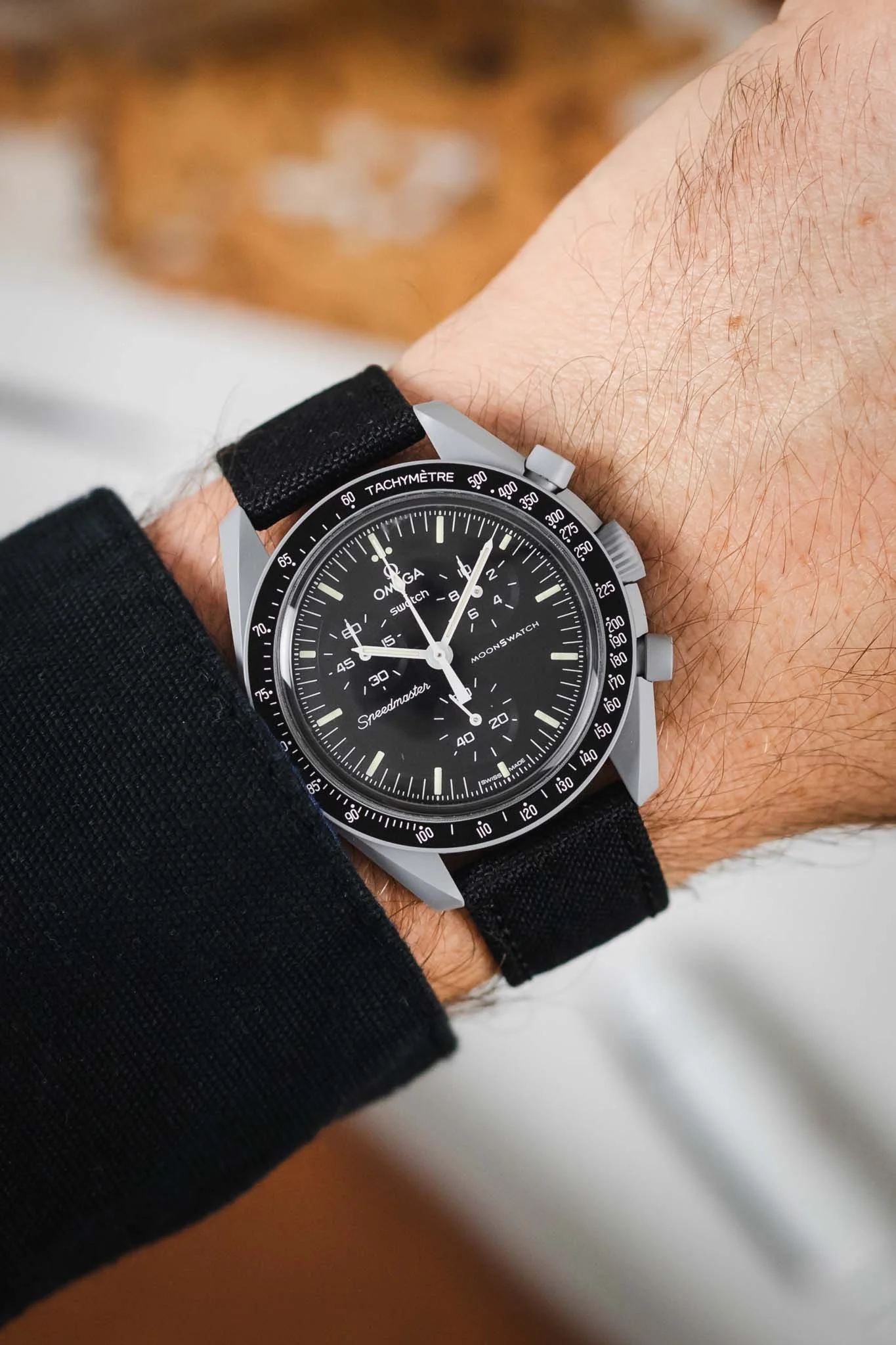 Morellato CORDURA 2 Water-Resistant Fabric Watch Strap in BLACK - Image 2
