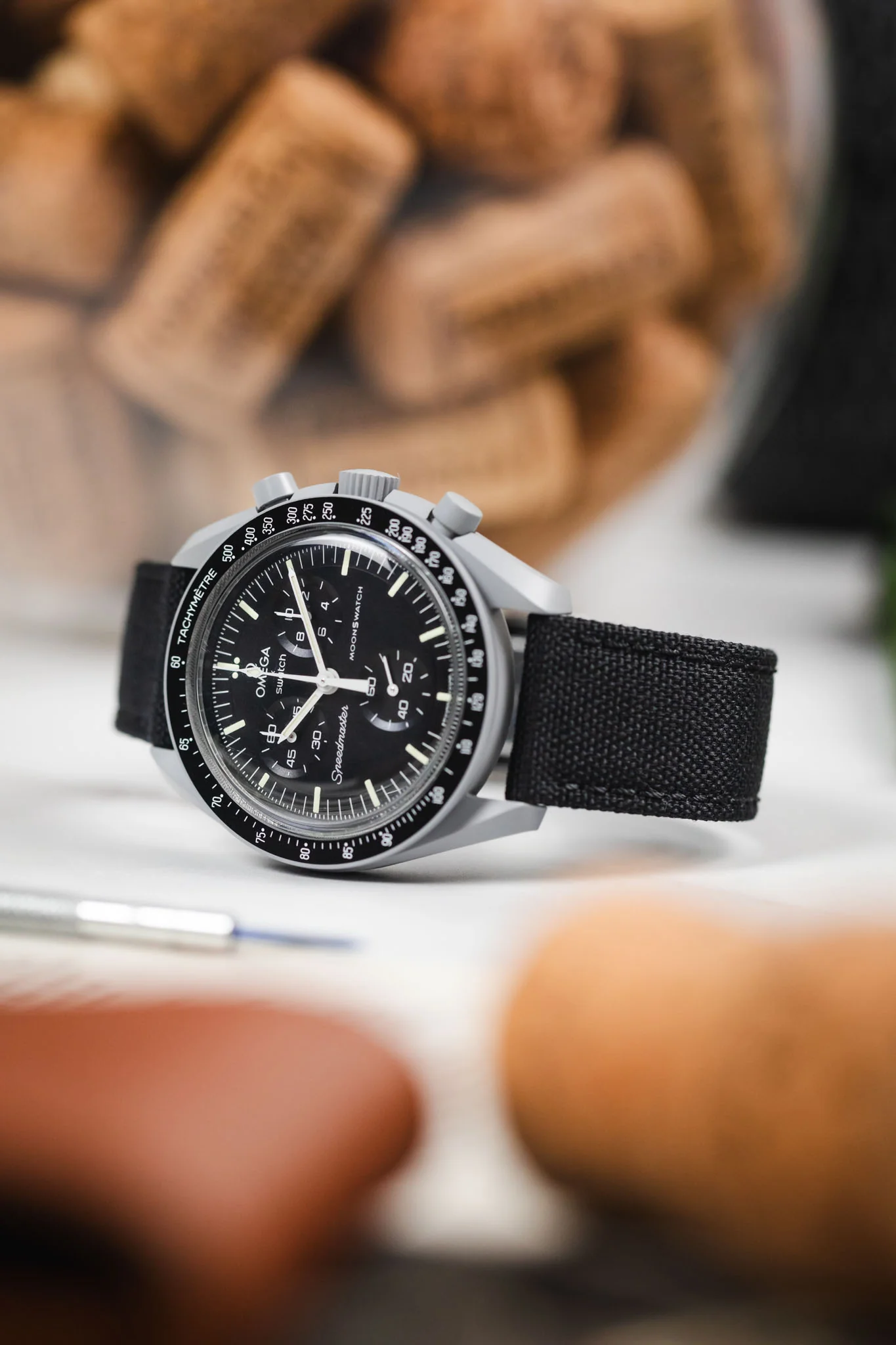 Morellato CORDURA 2 Water-Resistant Fabric Watch Strap in BLACK - Image 4