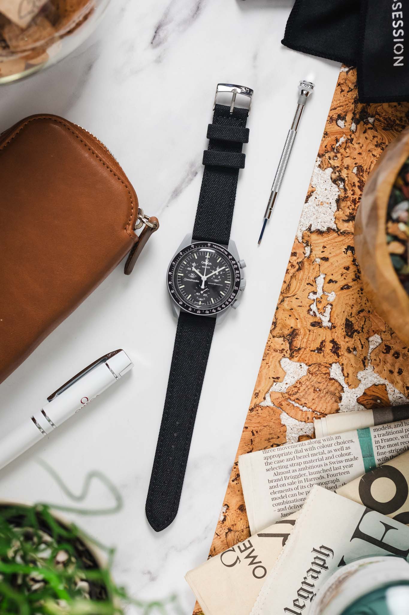 Morellato CORDURA 2 Water-Resistant Fabric Watch Strap in BLACK - Image 8
