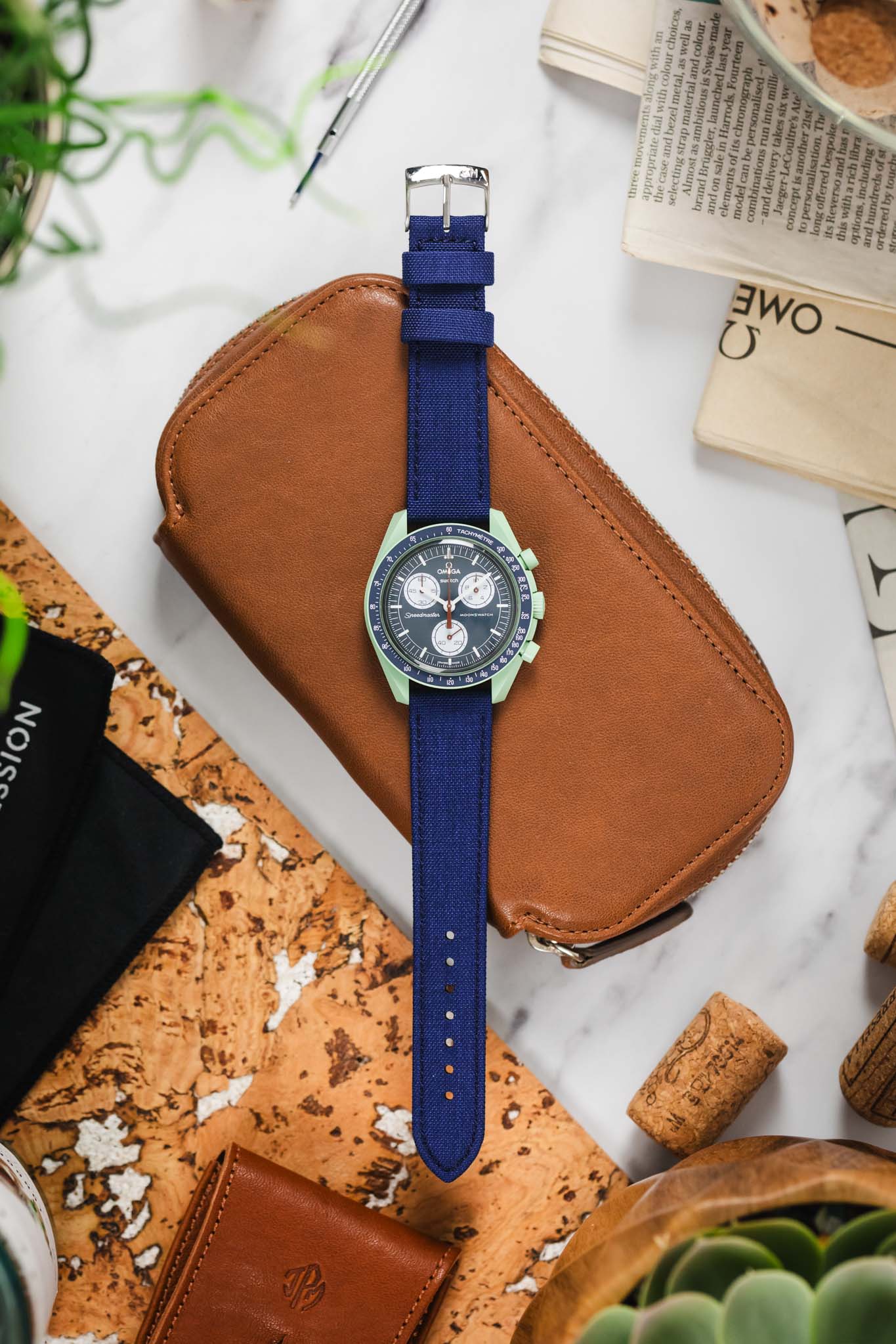 Morellato CORDURA 2 Water-Resistant Fabric Watch Strap in BLUE - Image 8