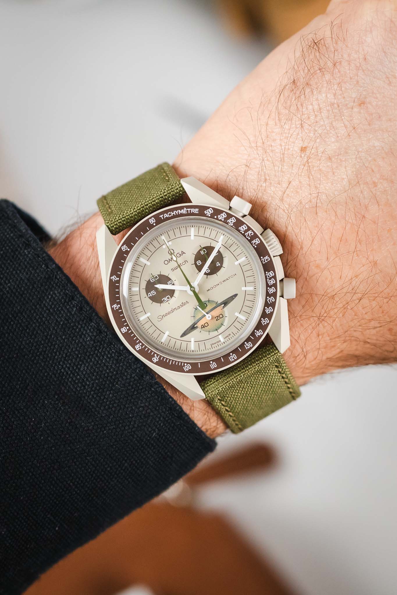 Morellato CORDURA 2 Water-Resistant Fabric Watch Strap in GREEN - Image 2