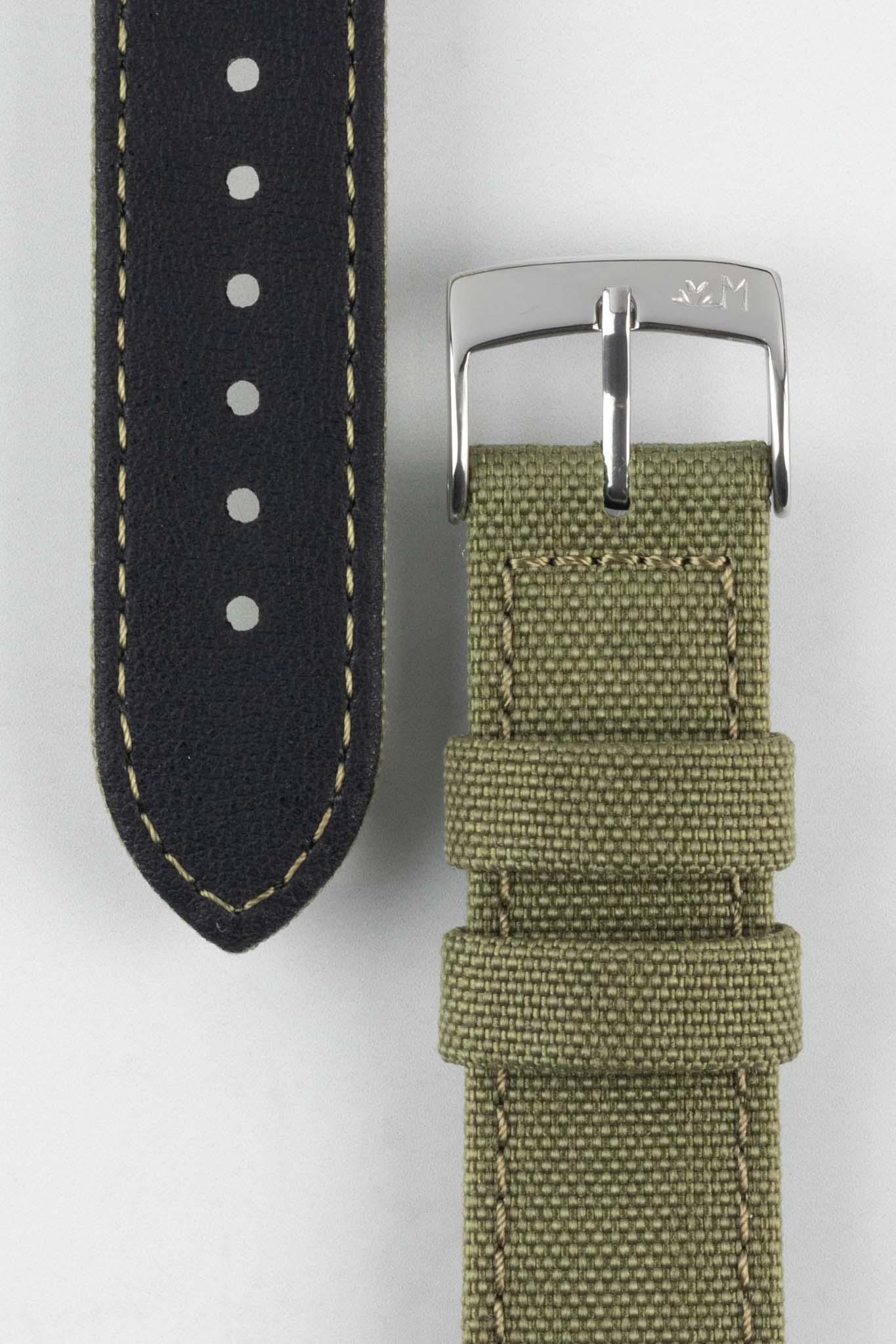 Morellato CORDURA 2 Water-Resistant Fabric Watch Strap in GREEN - Image 3