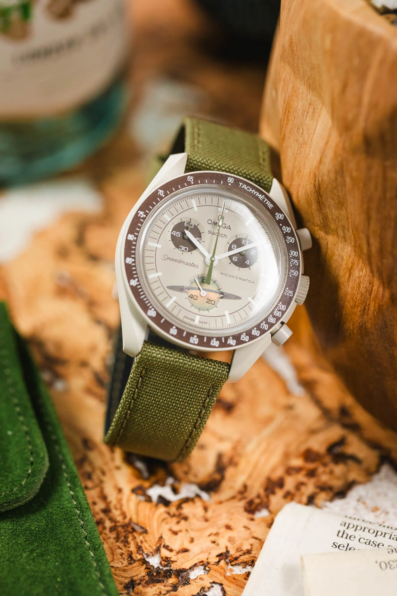 Morellato CORDURA 2 Water-Resistant Fabric Watch Strap in GREEN - Image 4