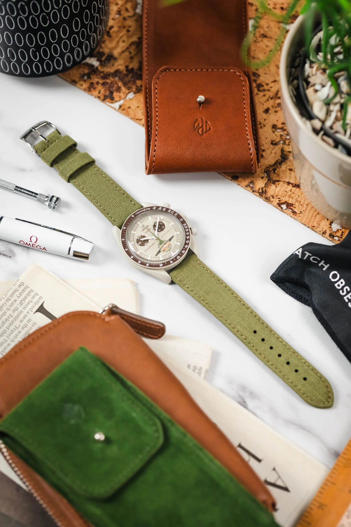 Morellato CORDURA 2 Water-Resistant Fabric Watch Strap in GREEN - Image 6