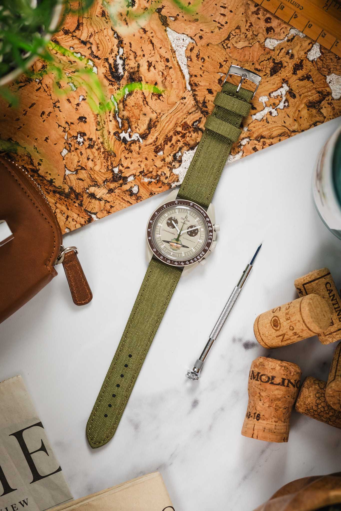 Morellato CORDURA 2 Water-Resistant Fabric Watch Strap in GREEN - Image 8