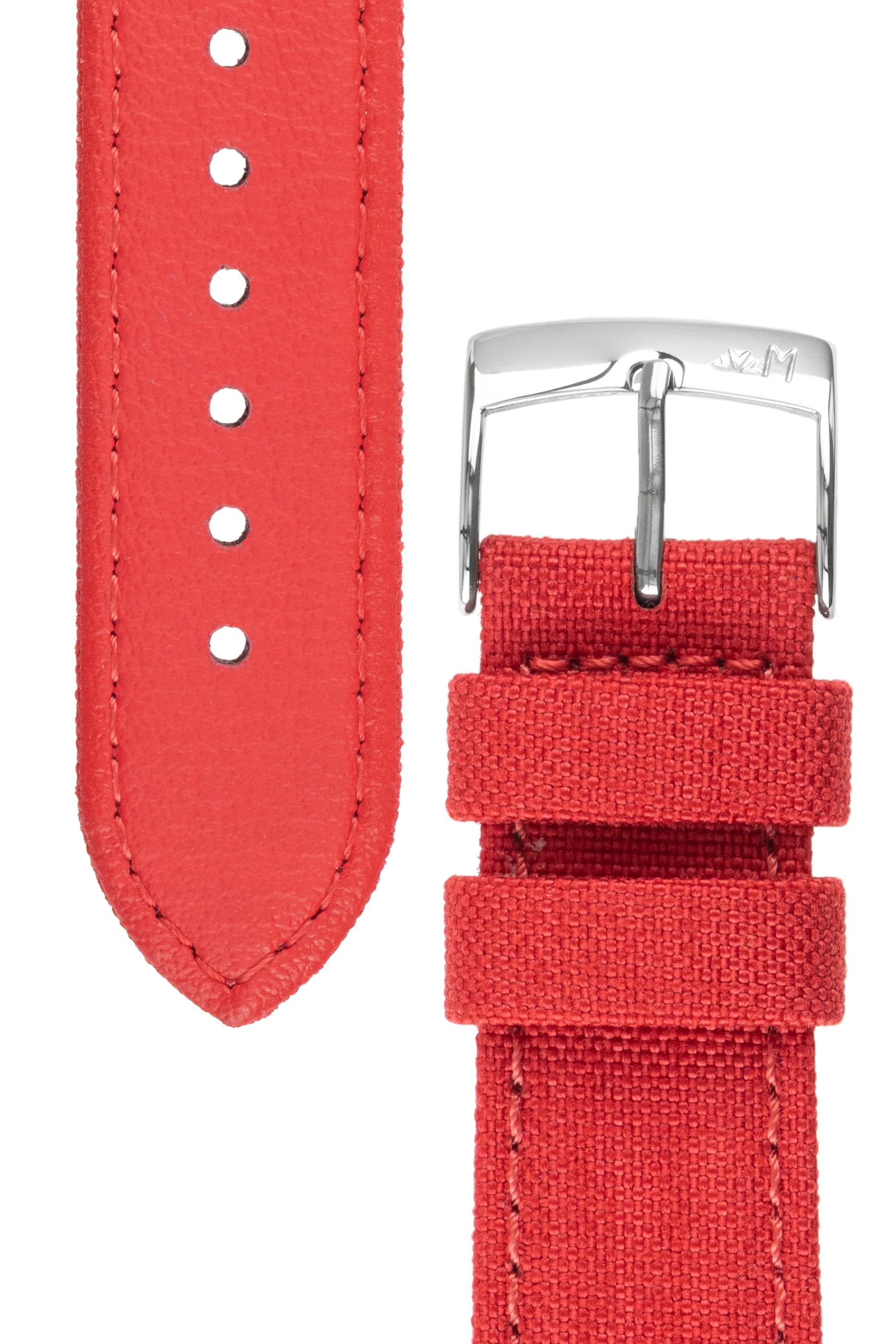 Morellato CORDURA 2 Water-Resistant Fabric Watch Strap in RED - Image 3