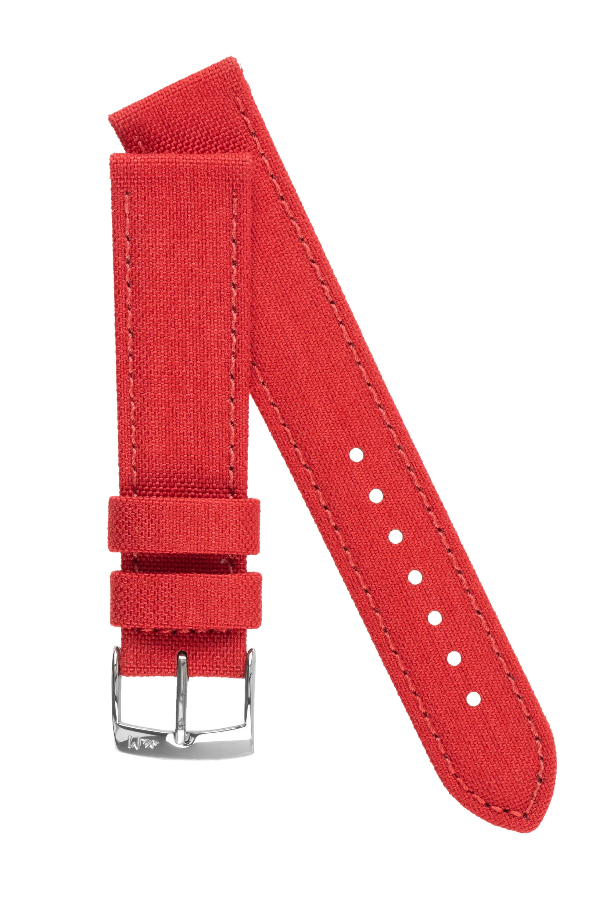 Morellato CORDURA 2 Water-Resistant Fabric Watch Strap in RED - Image 4